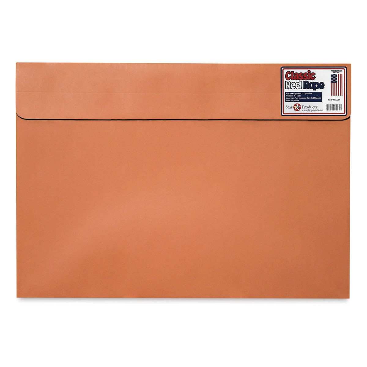 Star Products Wallet Portfolio - 14" x 20" x 2", Red, Without Handles
