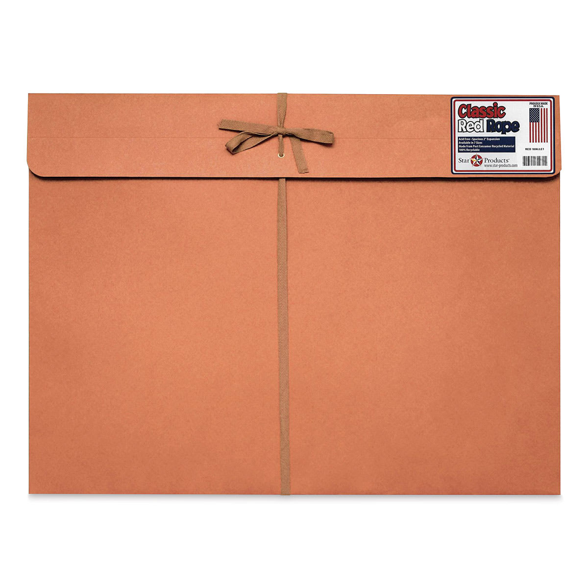 Star Products Wallet Portfolio - 23" x 31", Red