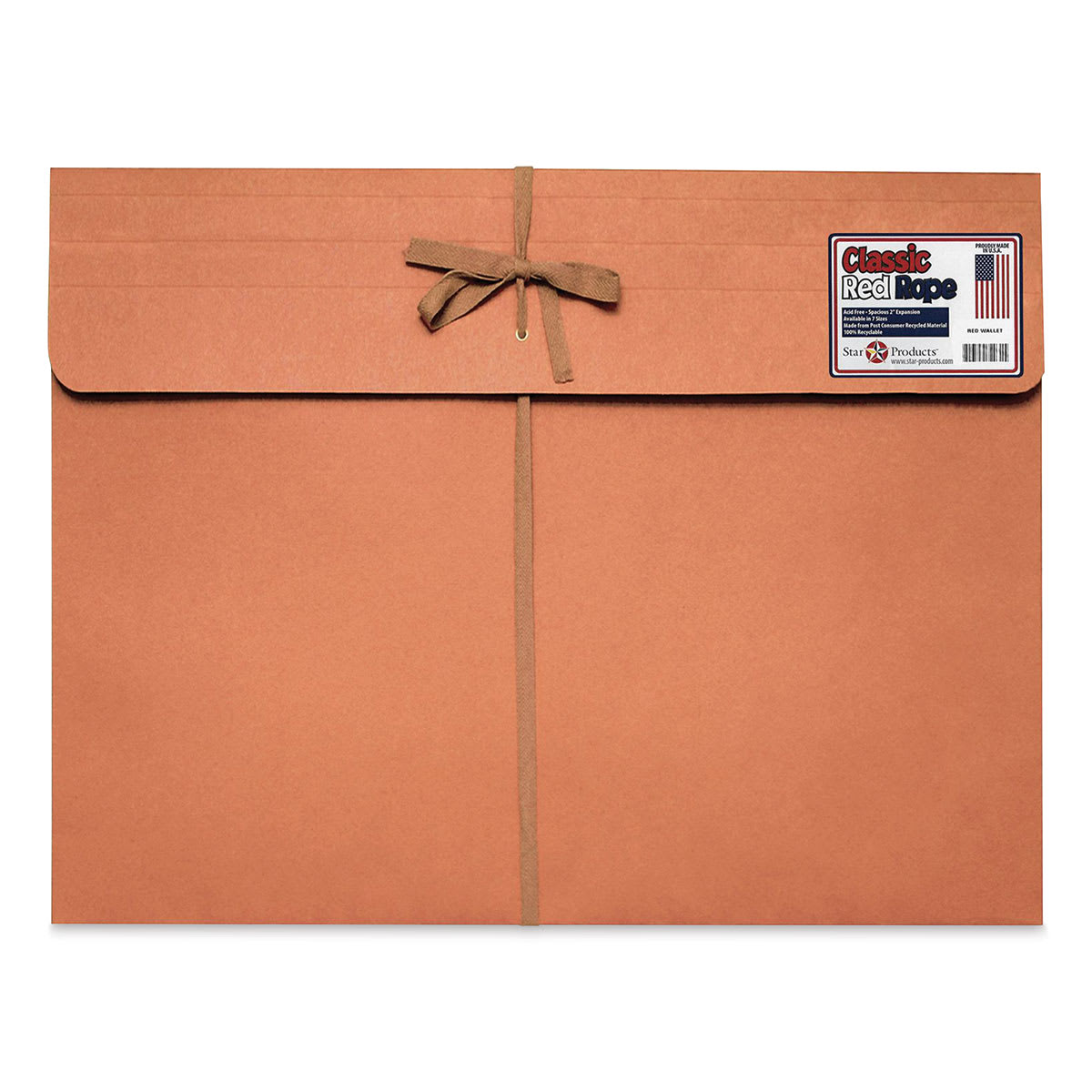 Star Products Wallet Portfolio - 9 1/2" x 11 3/4", Red