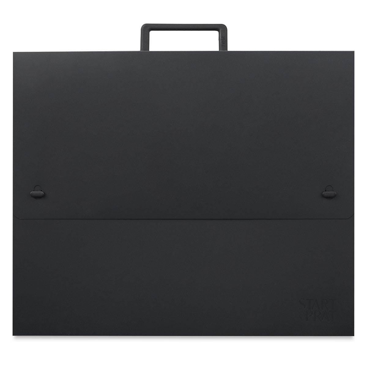 Prat Start 0 Essential Portfolio - Front view of Black Portfolio
