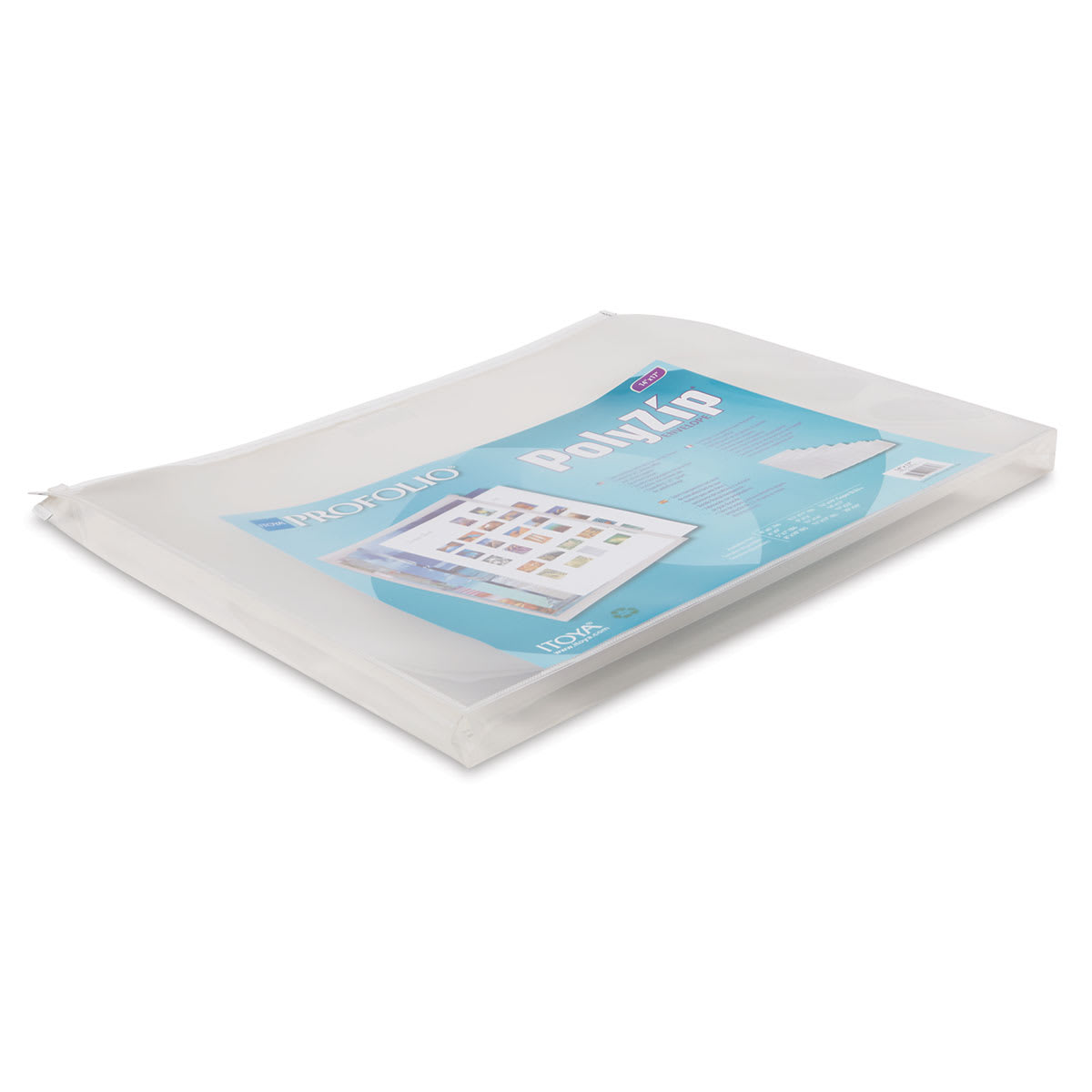 Itoya PolyZip Envelope - 17" x 14", Clear
