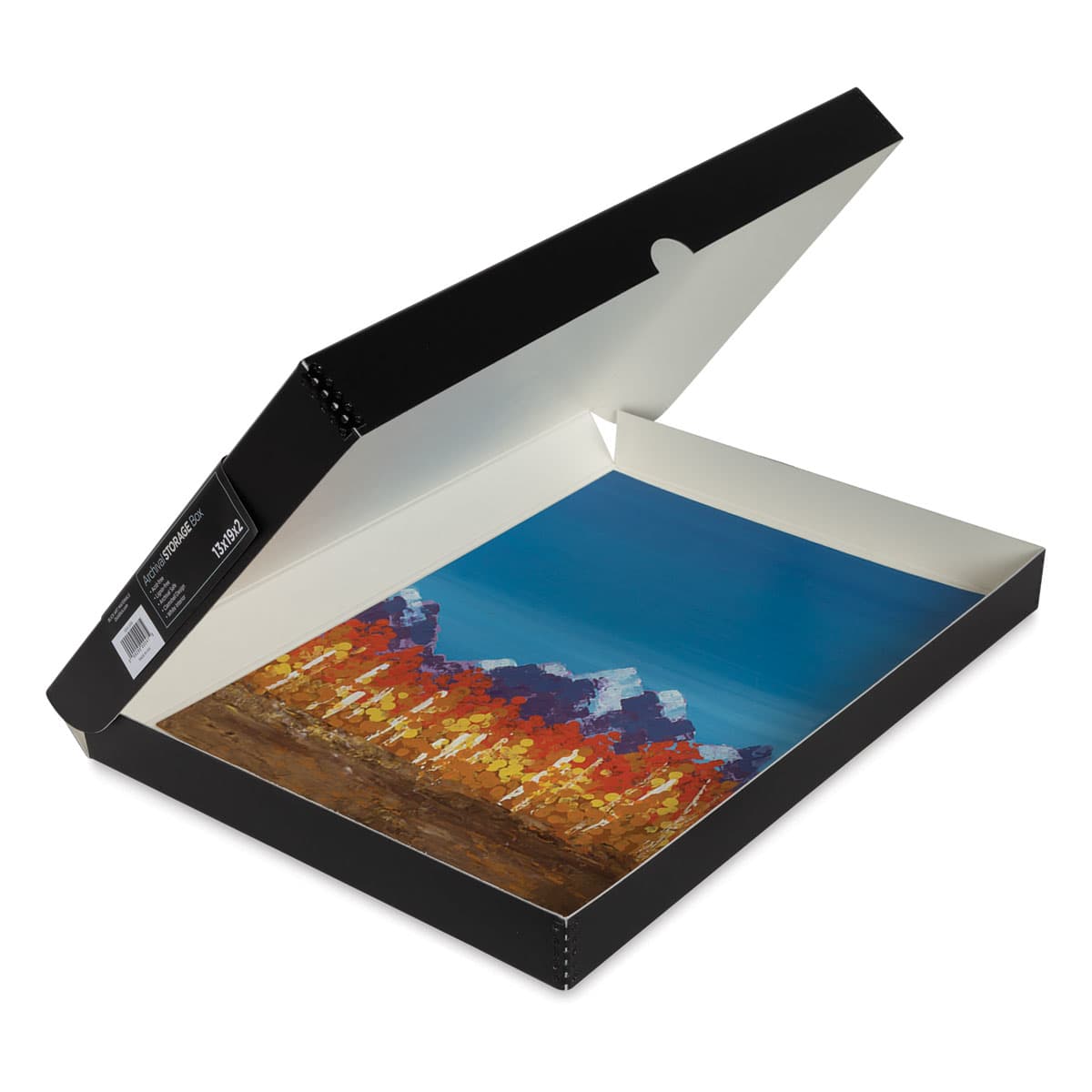 Blick Archival Storage Box - 13" x 19" x 2", Black