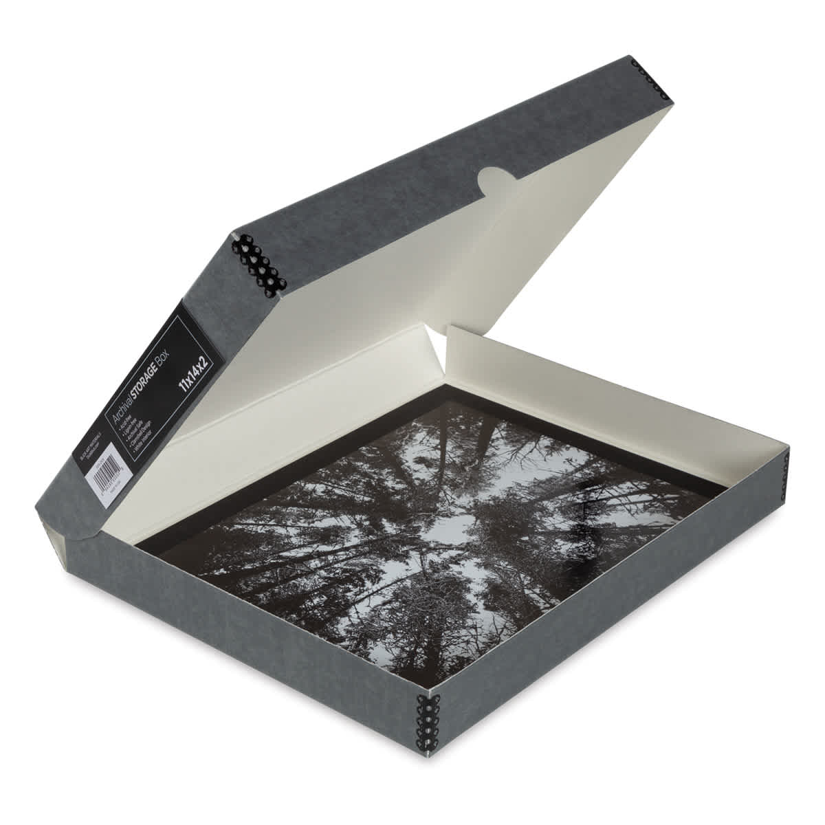 Blick Archival Storage Box - 11" x 14" x 2", Gray