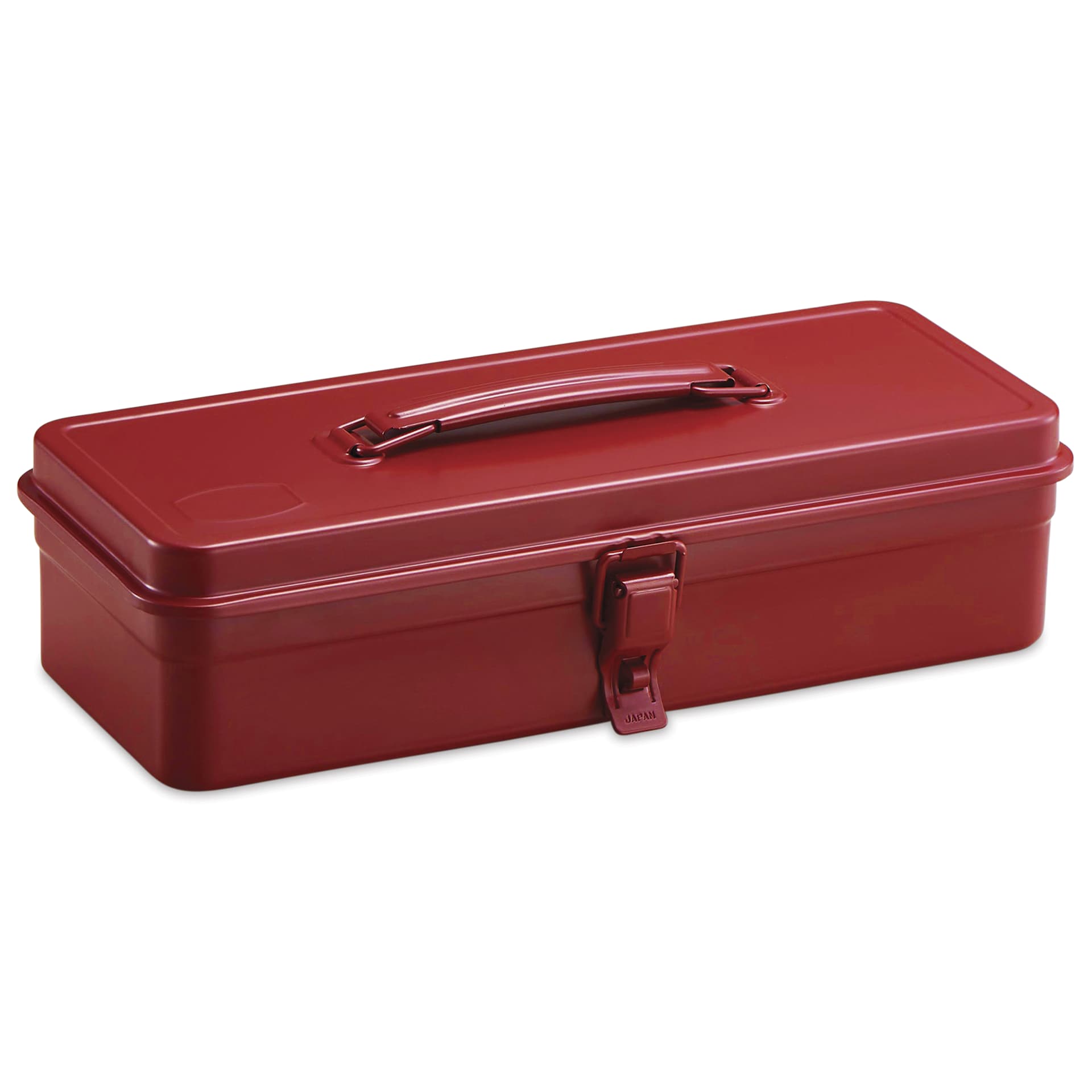 Toyo Trunk Shape T-320 Toolbox - Red, 12.5" x 4.9" x 3.3"