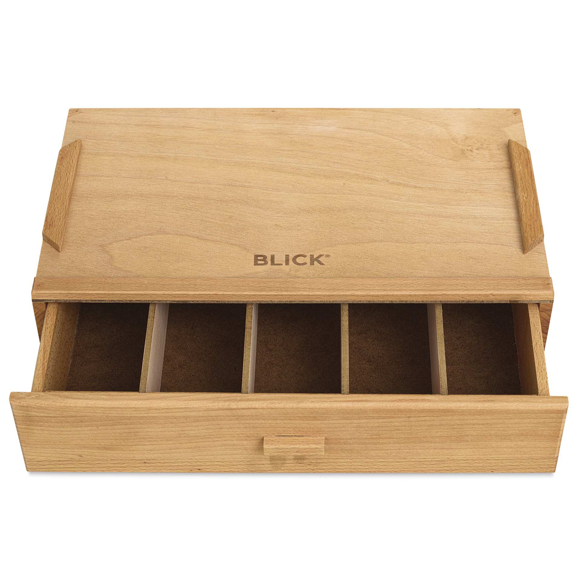 Blick Wooden Box Storage System - 1 Drawer, open