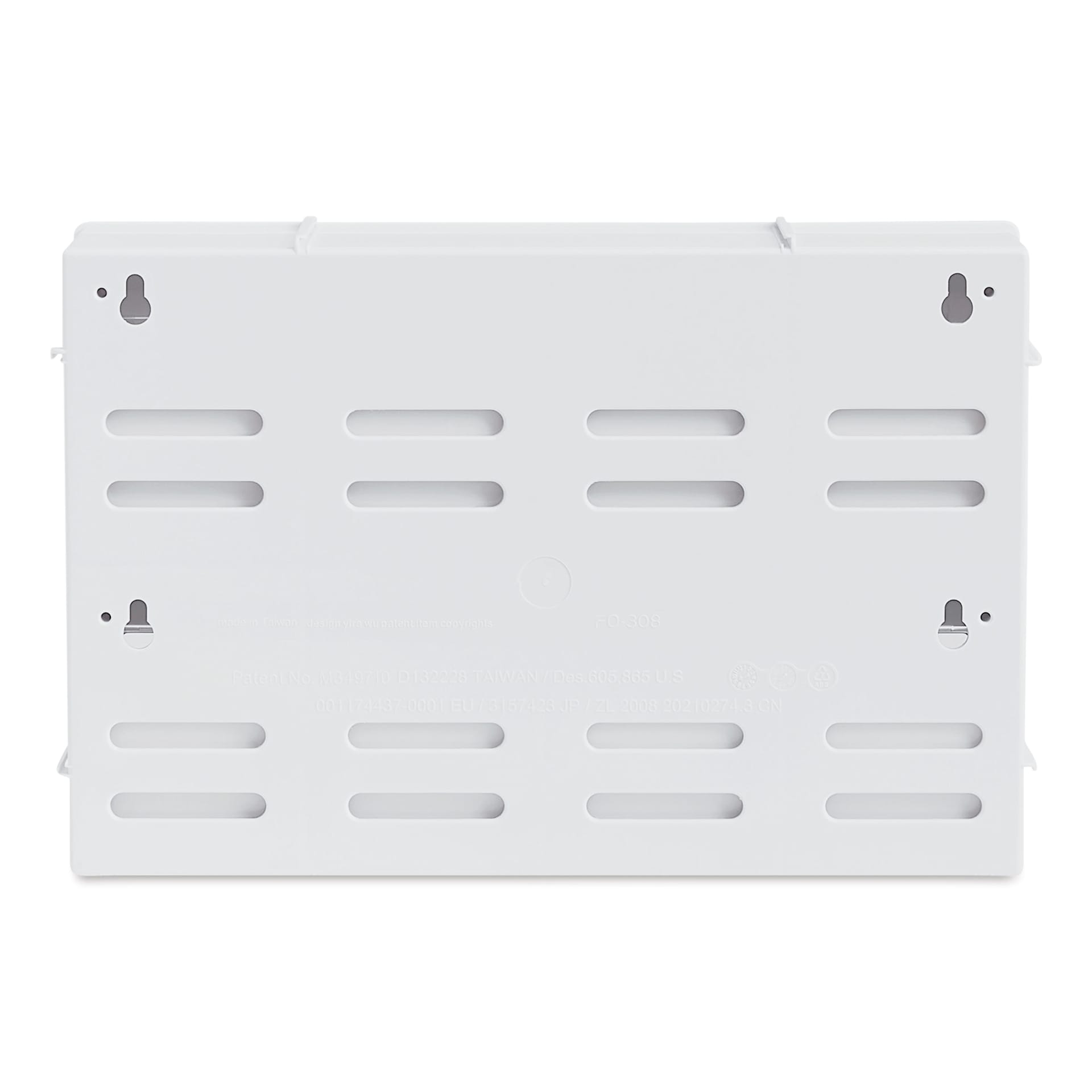 Diamond Storage Solutions - 8 Tip Out Bins, Half Width, back of bins