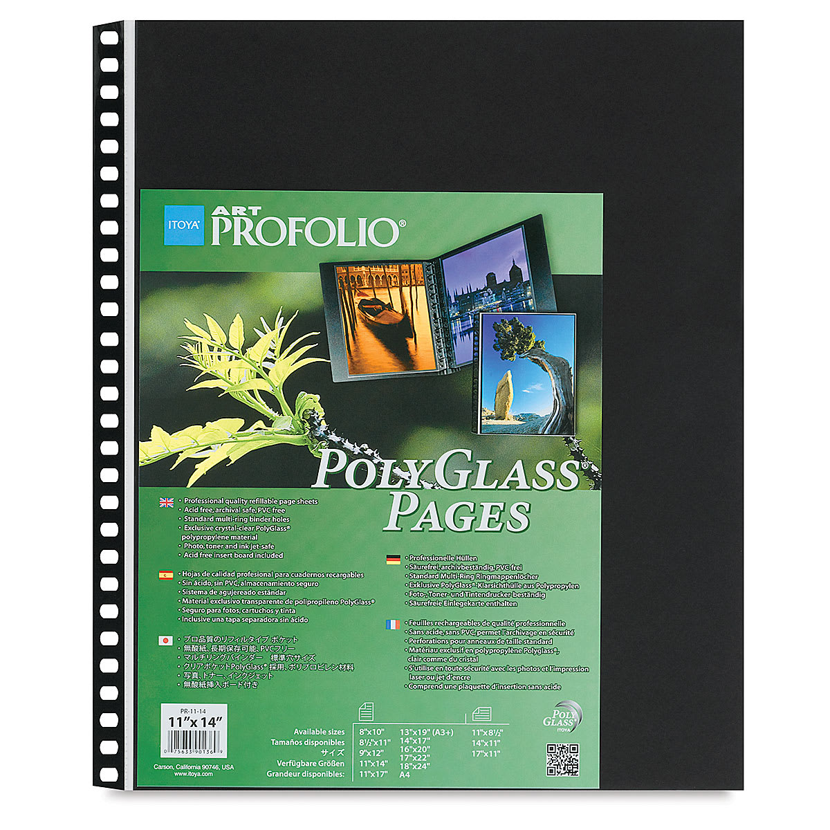 Art Profolio PolyGlass Refill Pages - Front of package of 10 Portrait Refill pages Art Profolio PolyGlass Refill Pages - Front of package of 10 Portrait Refill pages