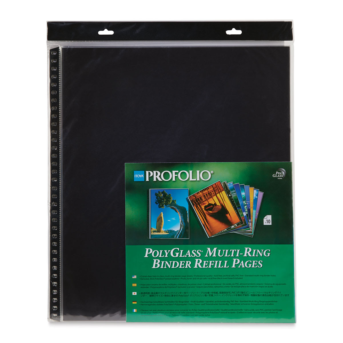Itoya PolyGlass Refill Page Pack - 17" x 14", Portrait, Pkg of 10