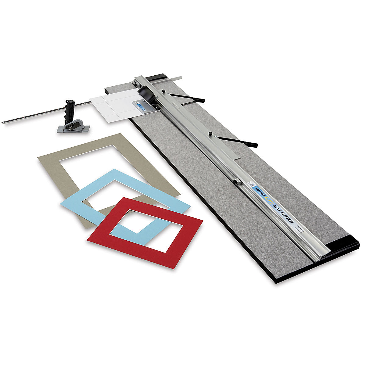450-1 Artist Elite Mat Cutter- Side View with Frame Mats 450-1 Artist Elite Mat Cutter- Side View with Frame Mats