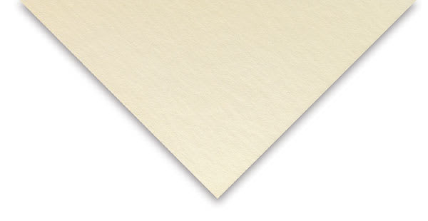Crescent Berkeley No. 33 Double-Sided Smooth Matboard - Closeup of corner of Cream side to shown color and texture