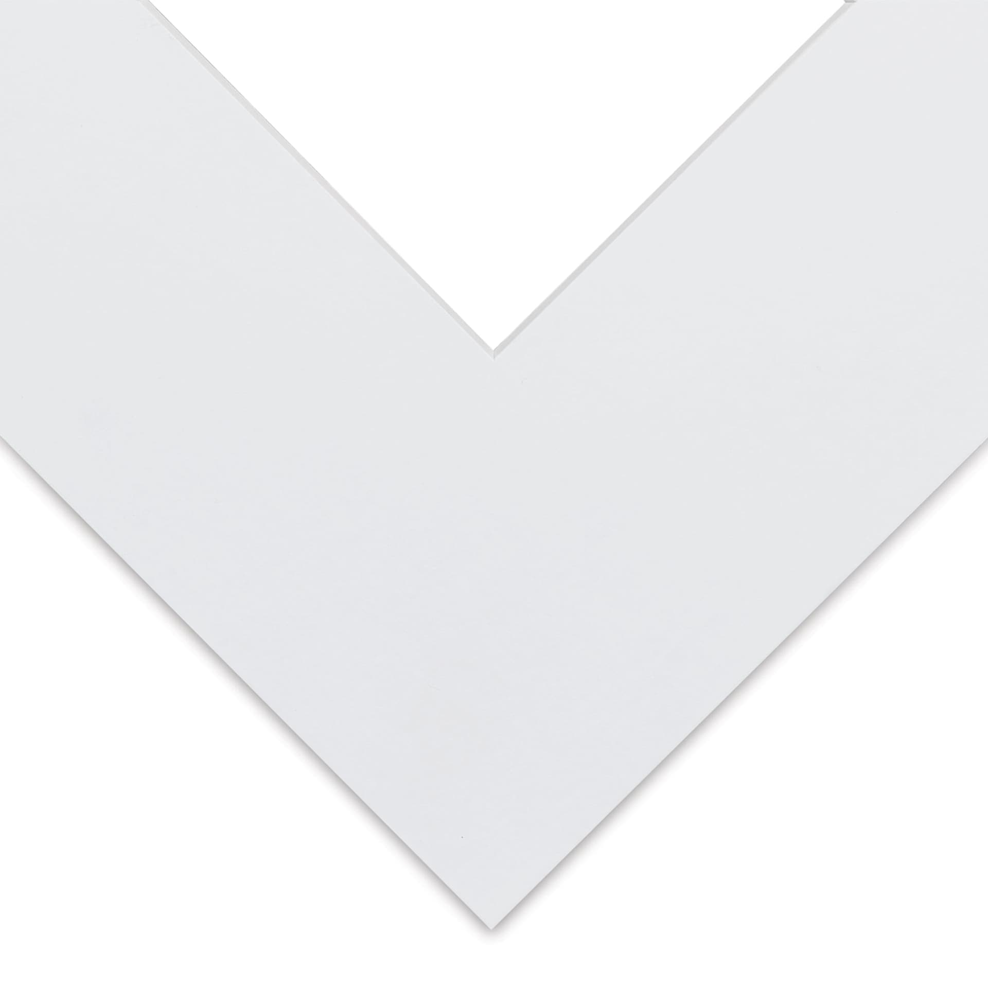 Blick Pre-Cut Mat - Manor White, 10" x 10" (3-3/4" x 3-3/4" Opening)