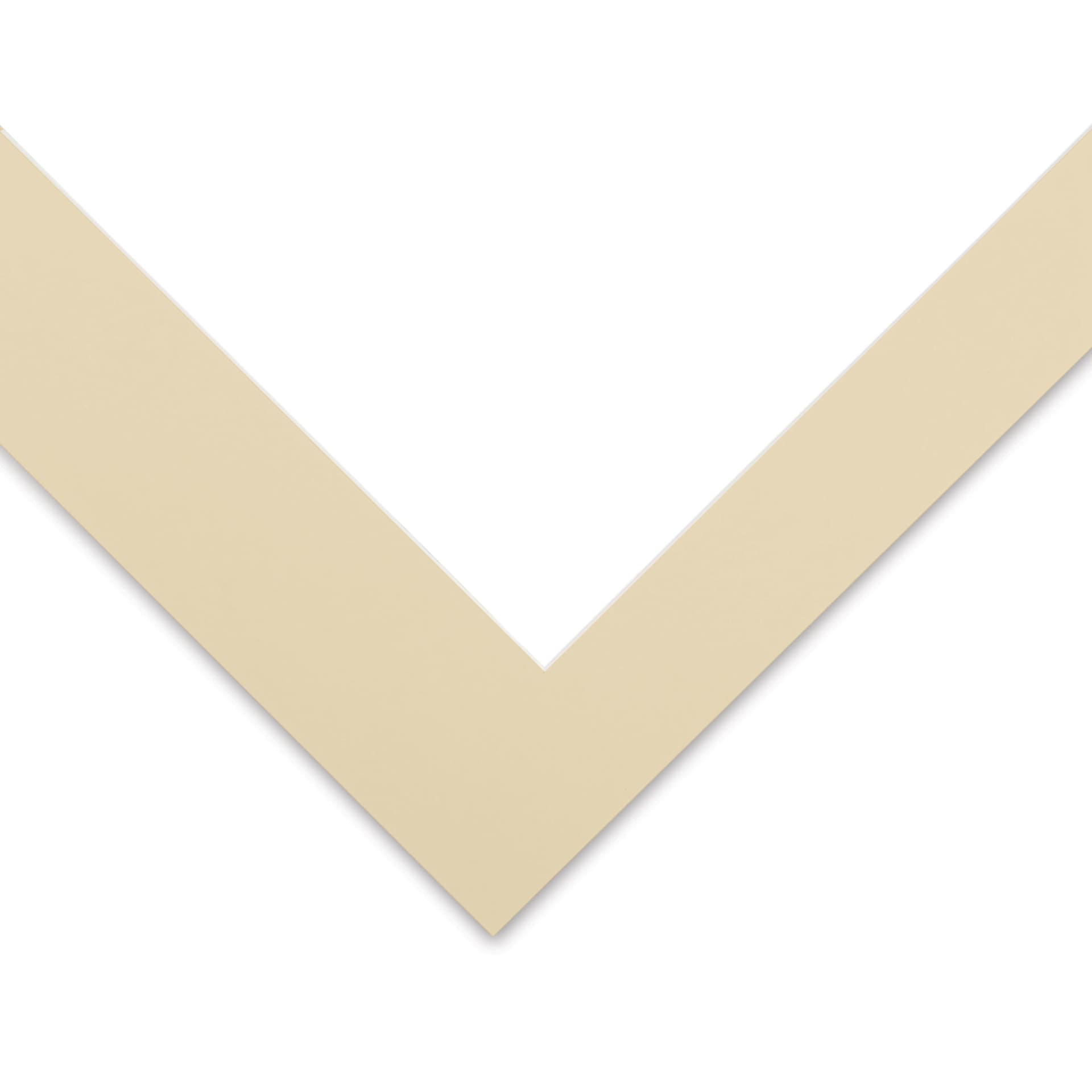 Blick Pre-Cut Mat - Cream, 18" x 24" (13-1/2" x 17-1/2" Opening)