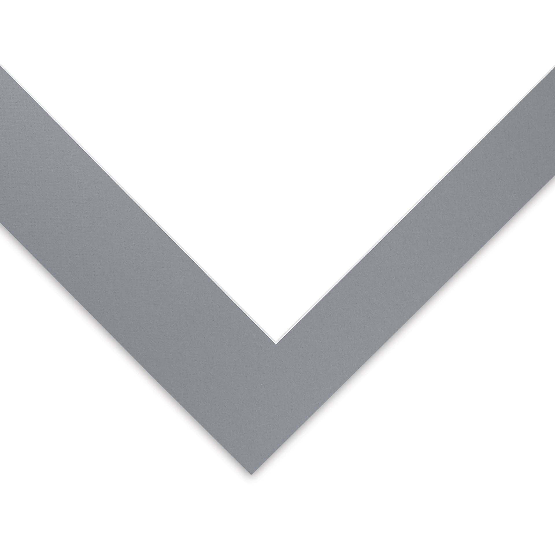 Blick Pre-Cut Mat - Bar Harbor Gray, 18" x 24" (13-1/2" x 17-1/2" Opening)