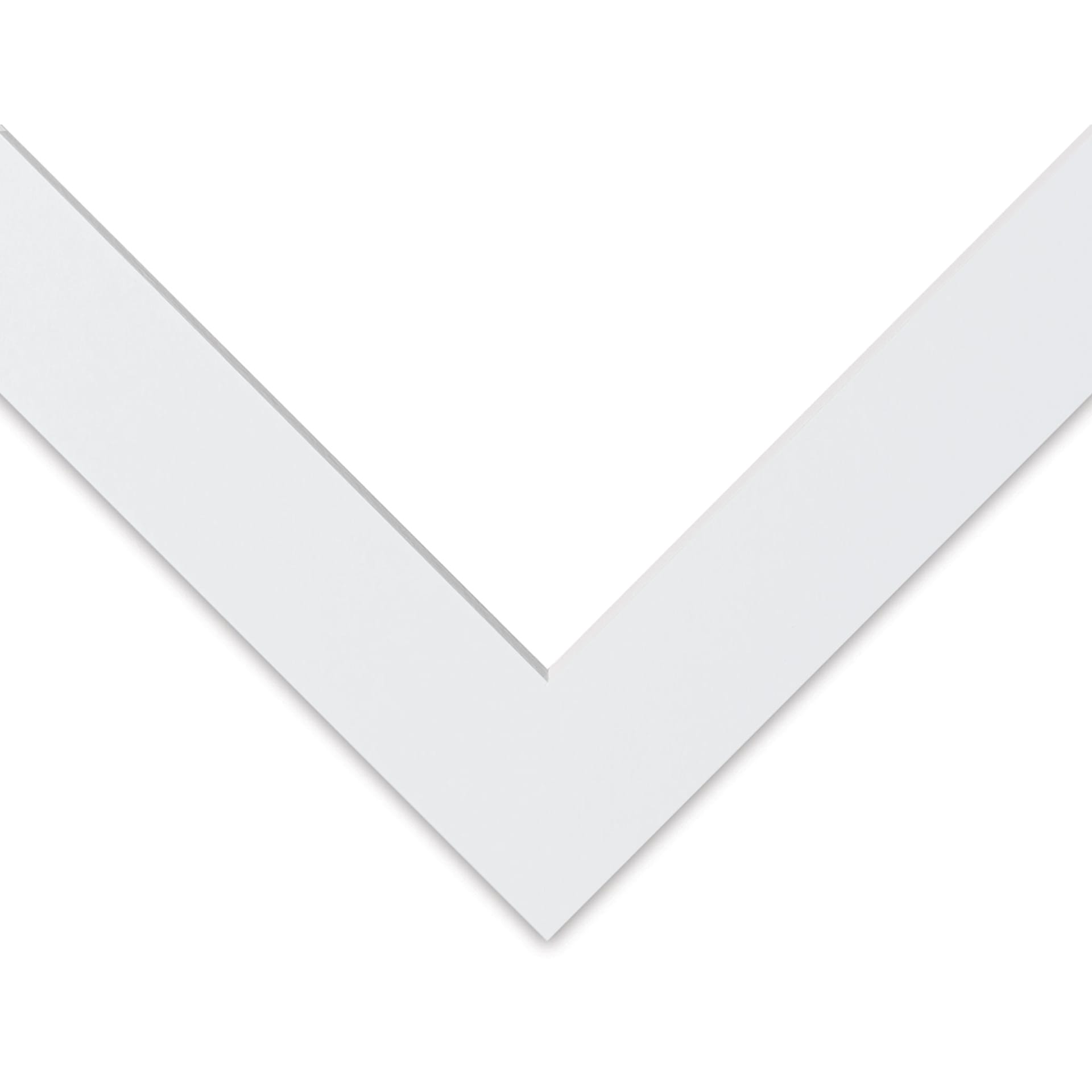 Blick Pre-Cut Mat - Manor White, 8" x 10" (5-3/4" x 7-3/4" Opening)