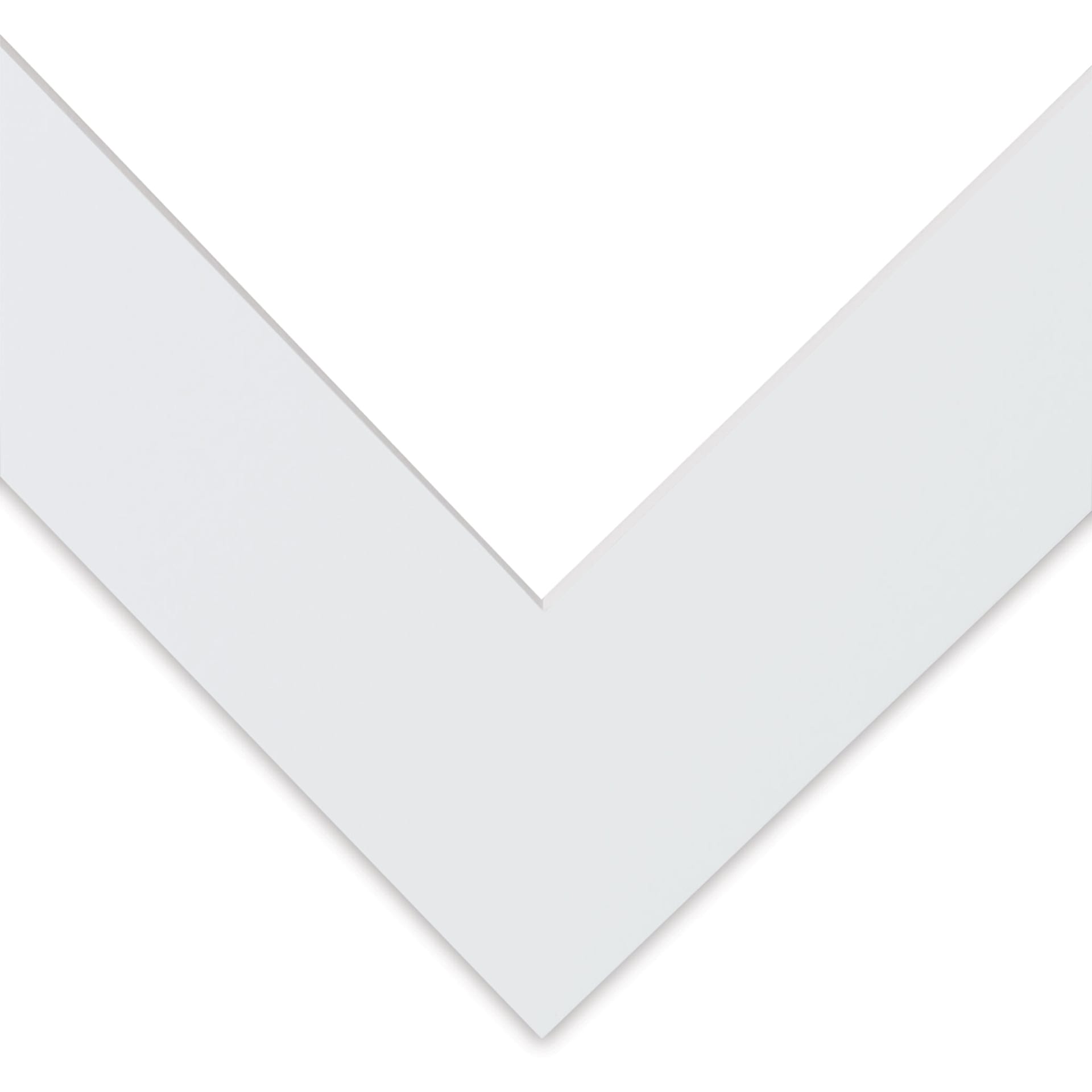 Blick Pre-Cut Mat - Manor White, 8" x 10" (4-1/2" x 6-1/2" Opening)