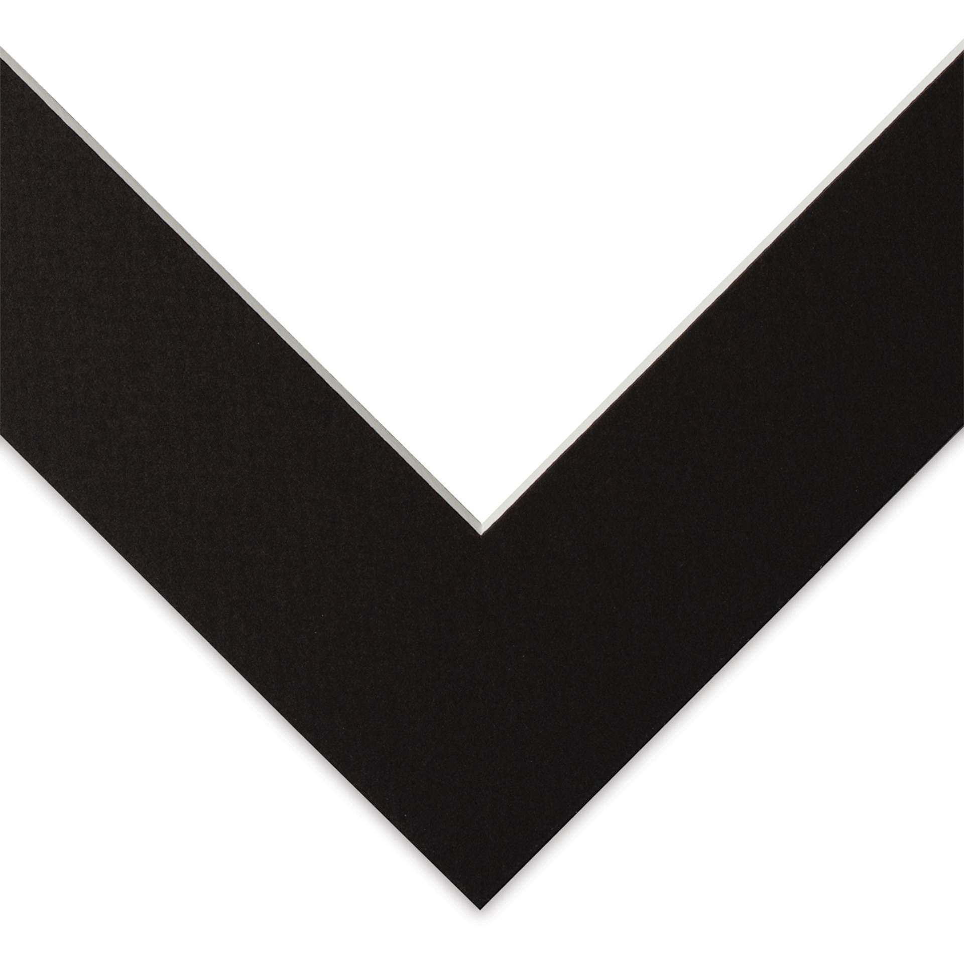 Blick Pre-Cut Mat - Raven Black, 8" x 10" (4-1/2" x 6-1/2" Opening)