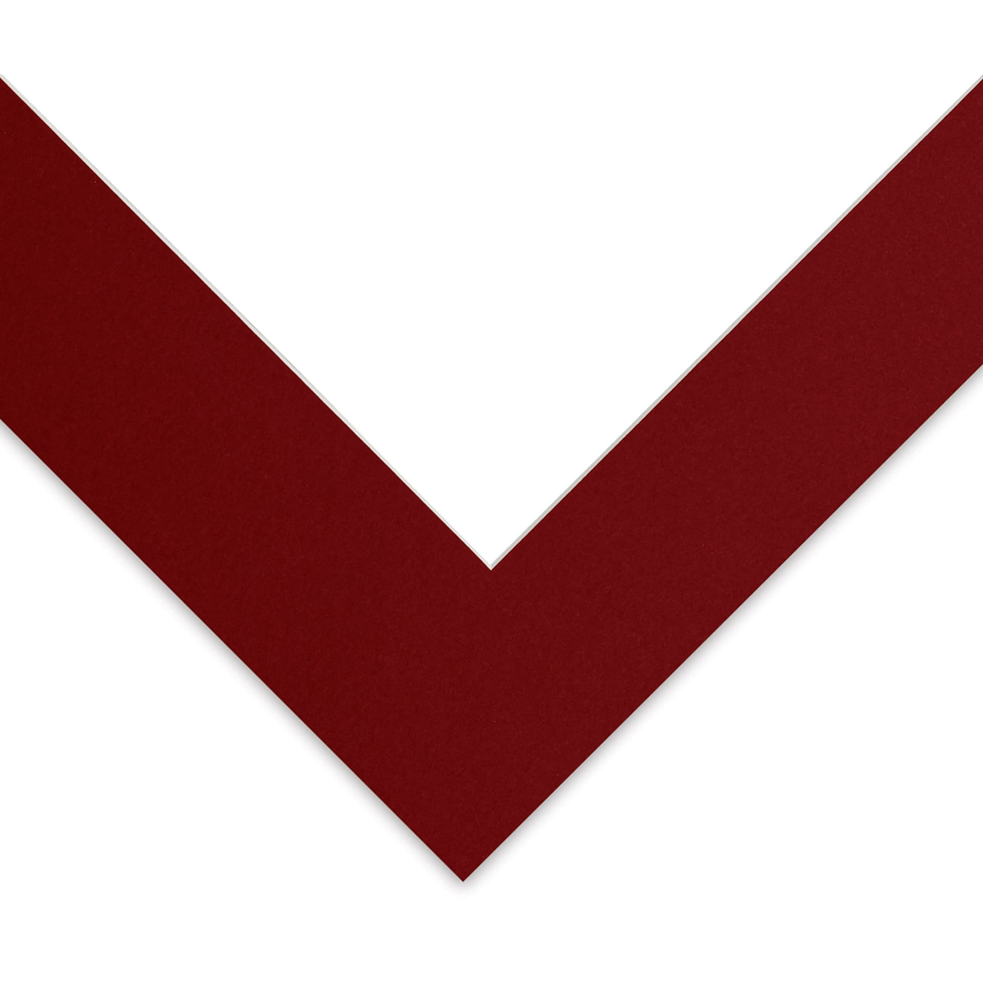 Blick Pre-Cut Mat - Maroon, 16" x 20" (10-1/2" x 13-1/2" Opening)