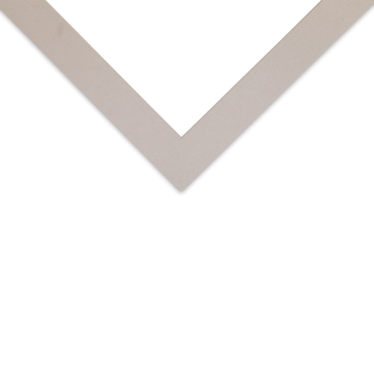 Crescent Select Conservation Solids Pre-Cut Mat - Gray, 4 ply, 16" x 20" corner