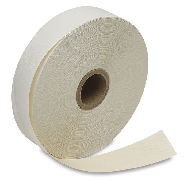 Lineco Acid-Free Gummed Linen Tape - 1" Roll shown upright slightly unrolled
Lineco Acid-Free Gummed Linen Tape - 1" Roll shown upright slightly unrolled