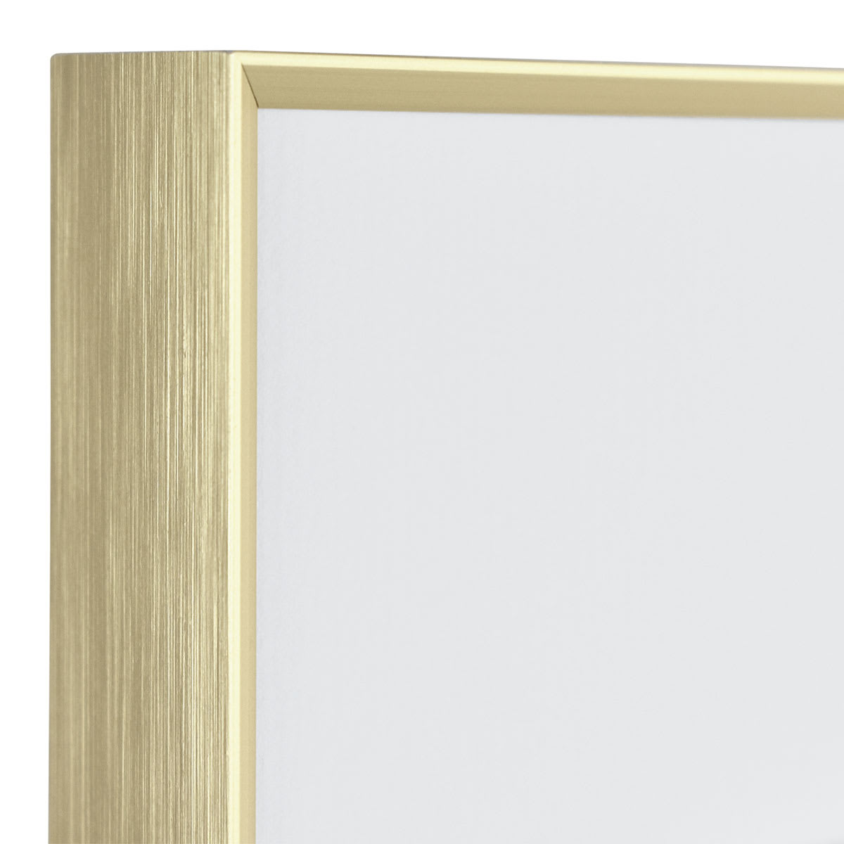 MCS Framatic Fineline II Frame - Gold, 11" x 14" close up of corner