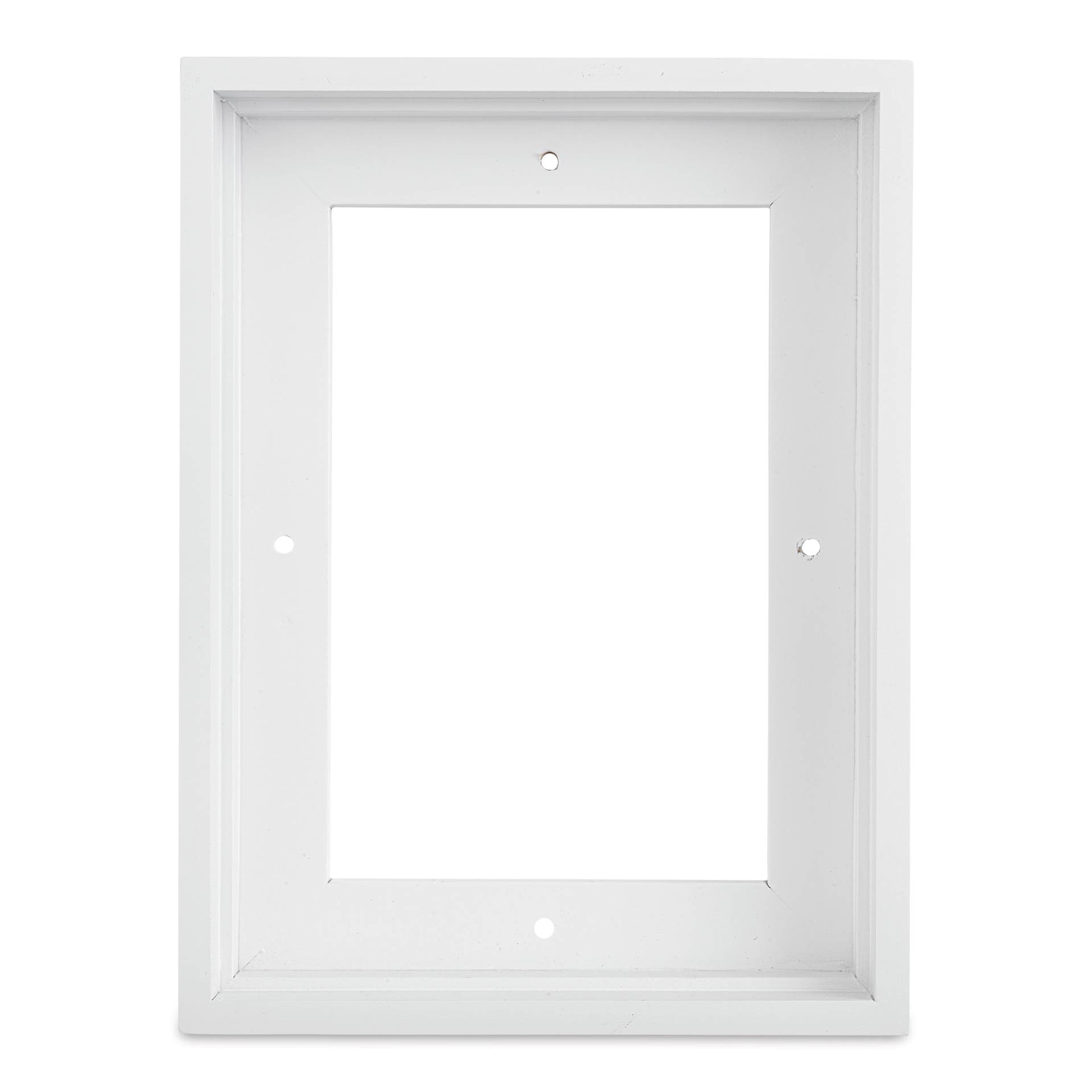 Ampersand Floaterframe - Thin, White, 5" x 7", 7/8", front view