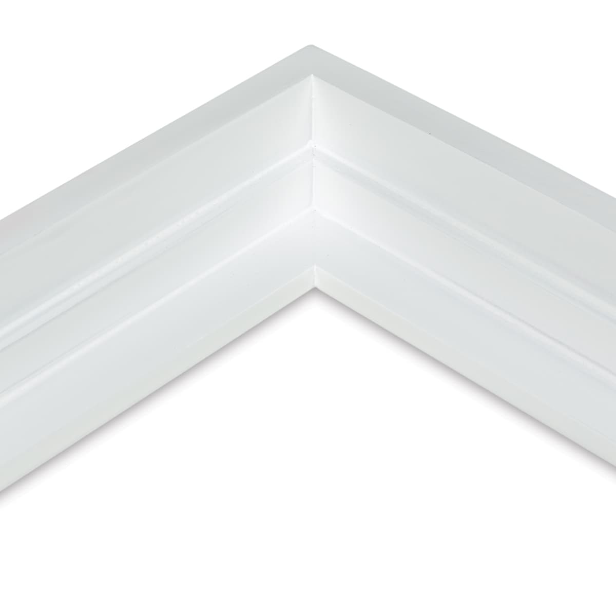 Ampersand Floaterframe - Bold, White 12" x 16", 1-1/2" Ampersand Floaterframe - Bold, White 12" x 16", 1-1/2"