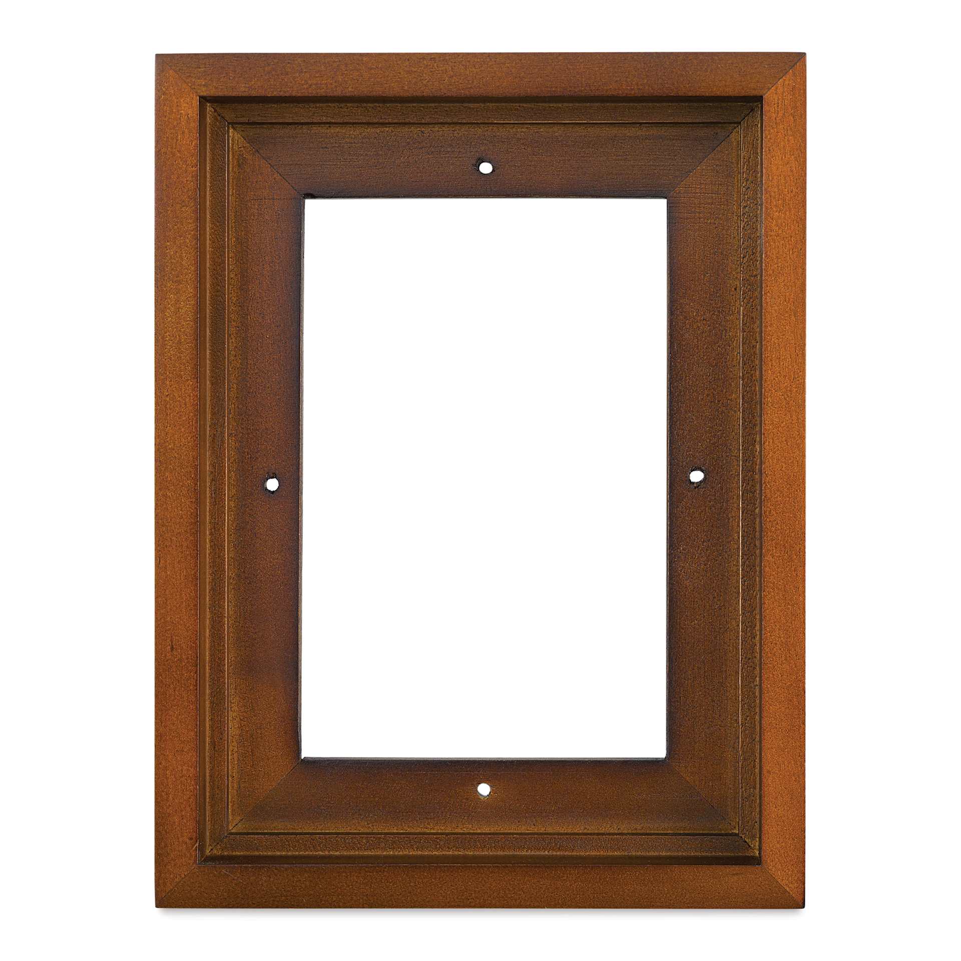 Ampersand Floaterframe - Bold, Walnut, 5" x 7", 7/8", front view