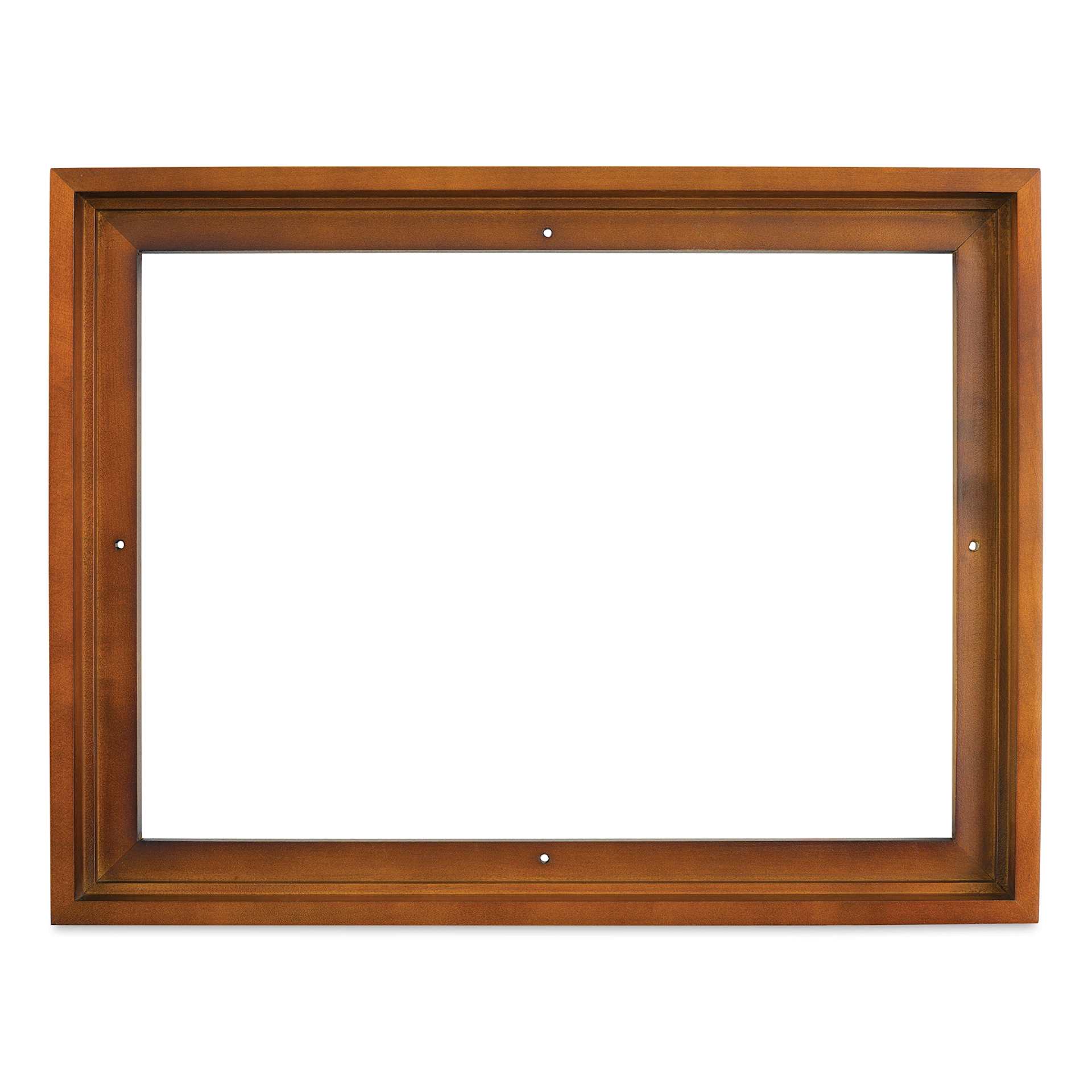 Ampersand Floaterframe - Bold, Walnut, 12" x 16", 7/8", front view