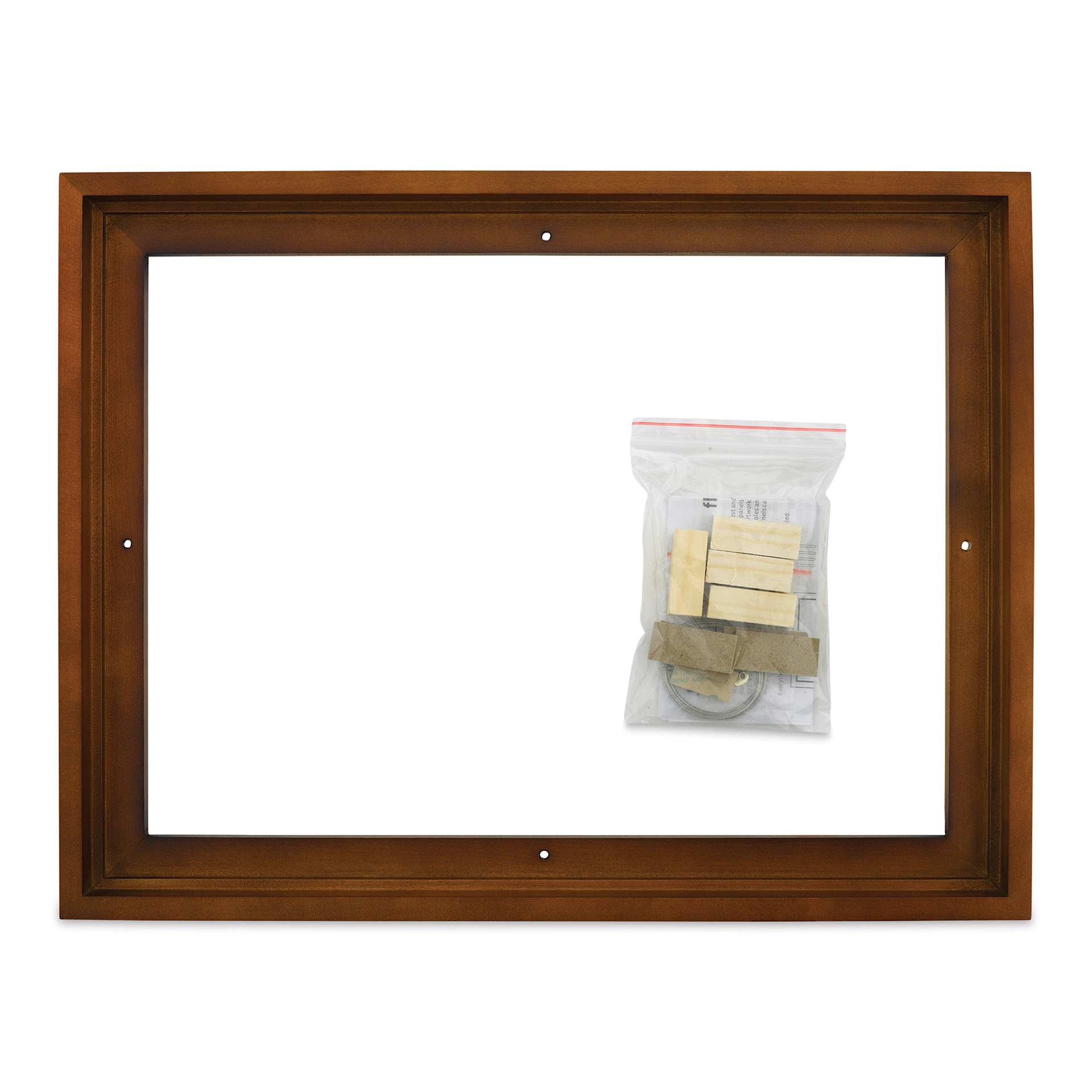 Ampersand Floaterframe - Bold, Walnut, 12" x 16", 7/8", with included hardware