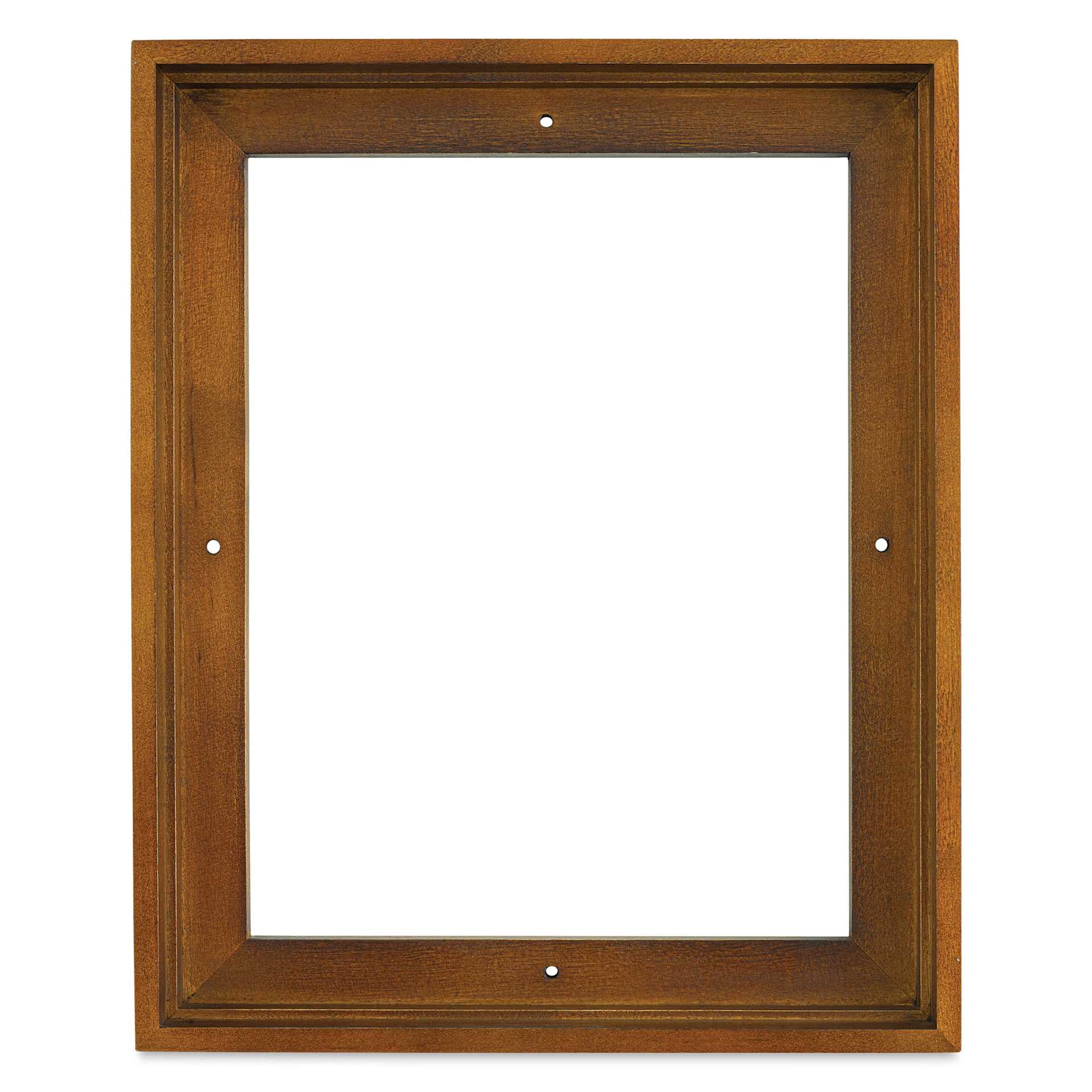 Ampersand Floaterframe - Thin, Walnut, 8" x 10", 7/8, front view