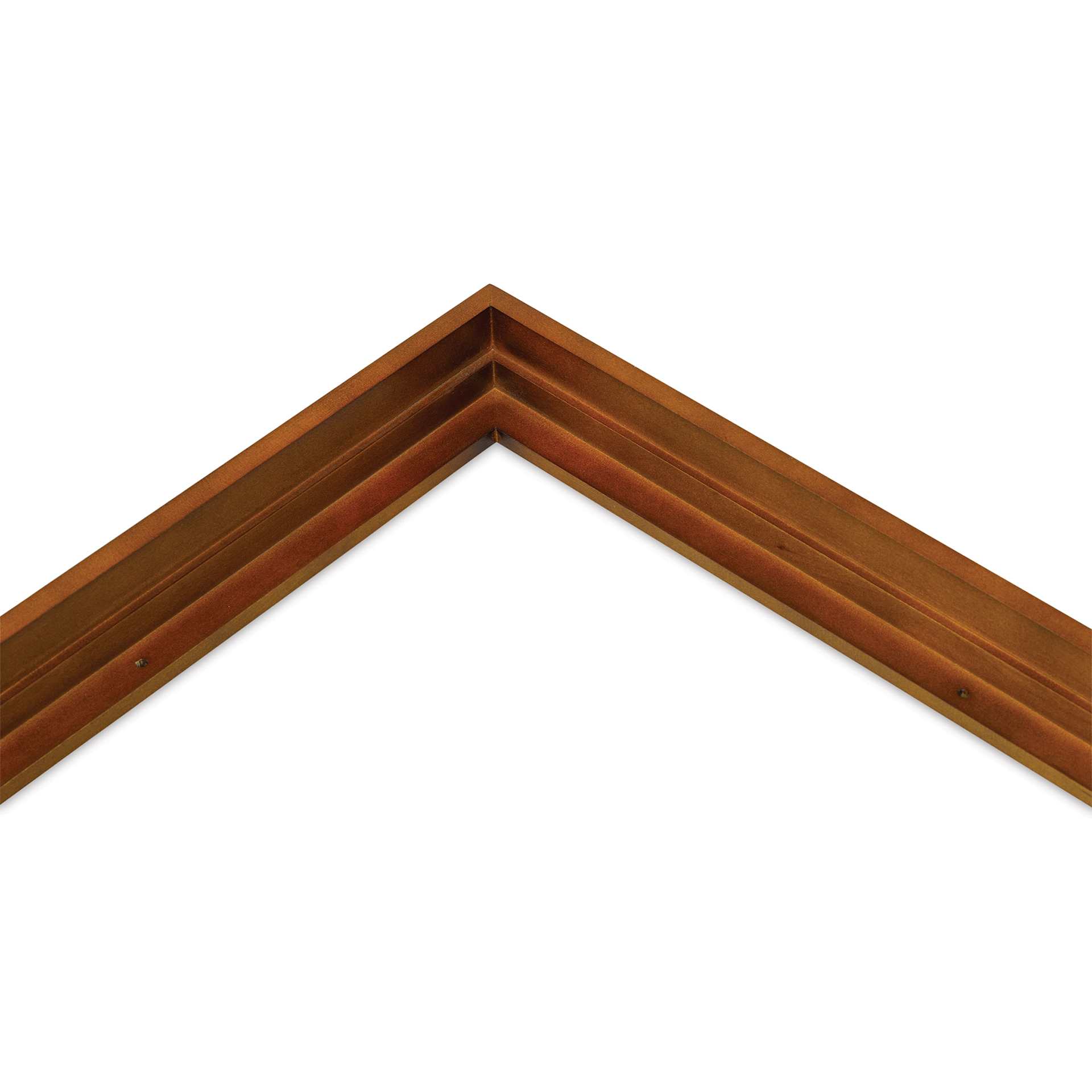 Ampersand Floaterframe - Bold, Walnut, 16" x 20", 1-1/2", corner close-up