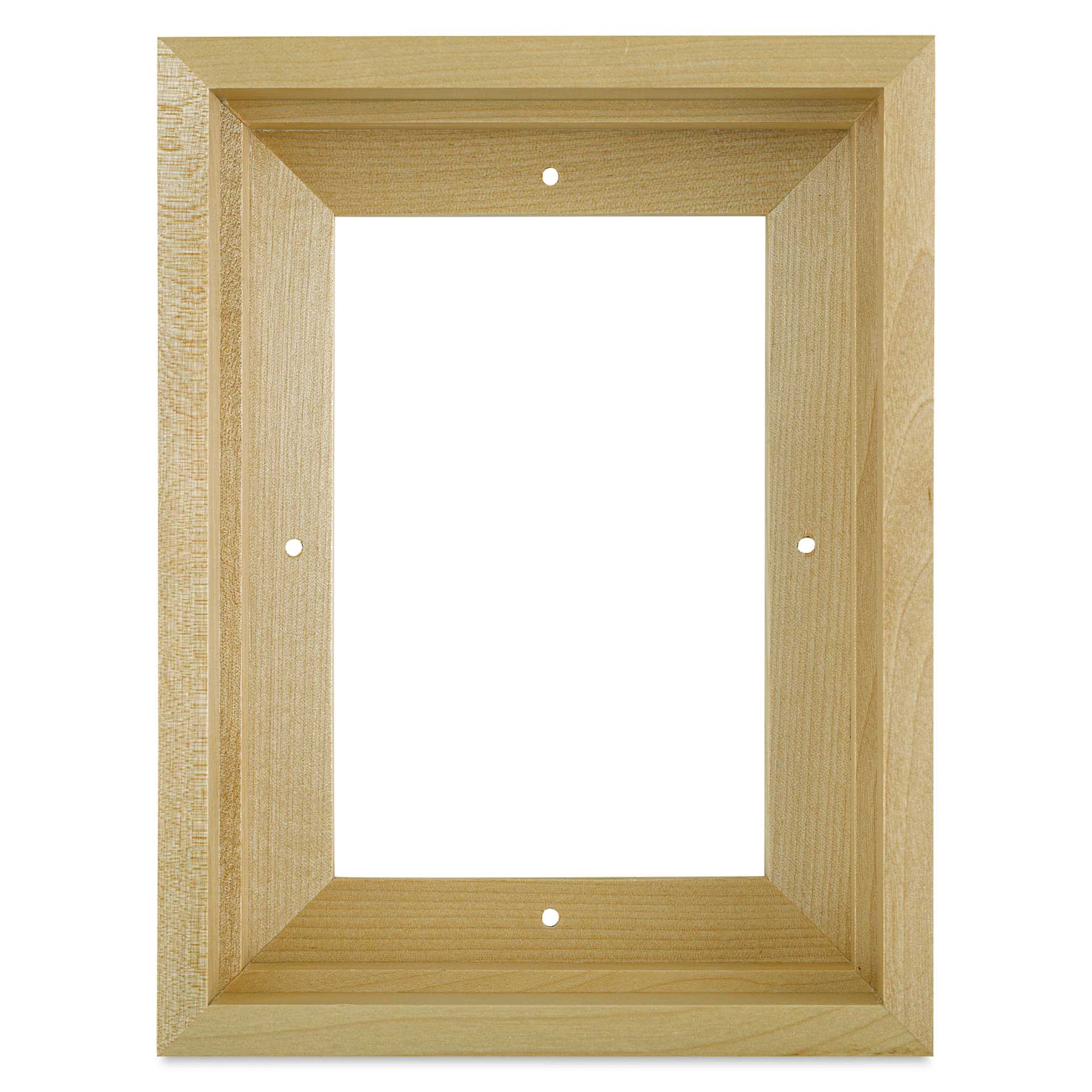 Ampersand Floaterframe - Bold, Maple, 5" x 7", 1-1/2", front view