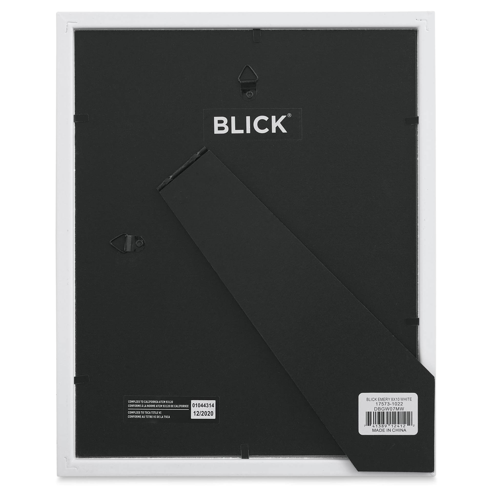 Blick Emery Gallery Frame - White, 8" x 10", with Easel Back Blick Emery Gallery Frame - White, 8" x 10", with Easel Back