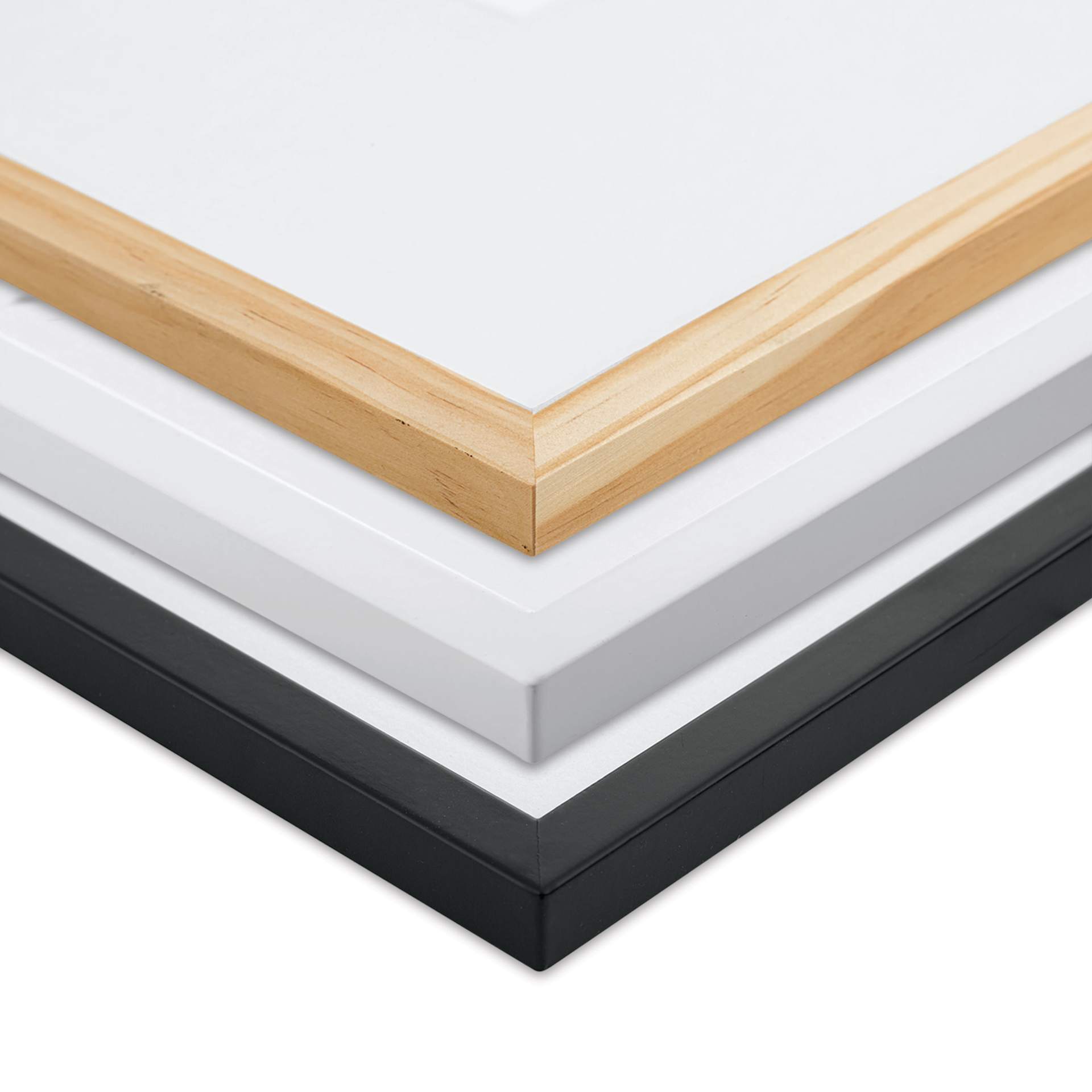 Blick Emery Gallery Frames with Mat, corners of different finishes Blick Emery Gallery Frames with Mat, corners of different finishes