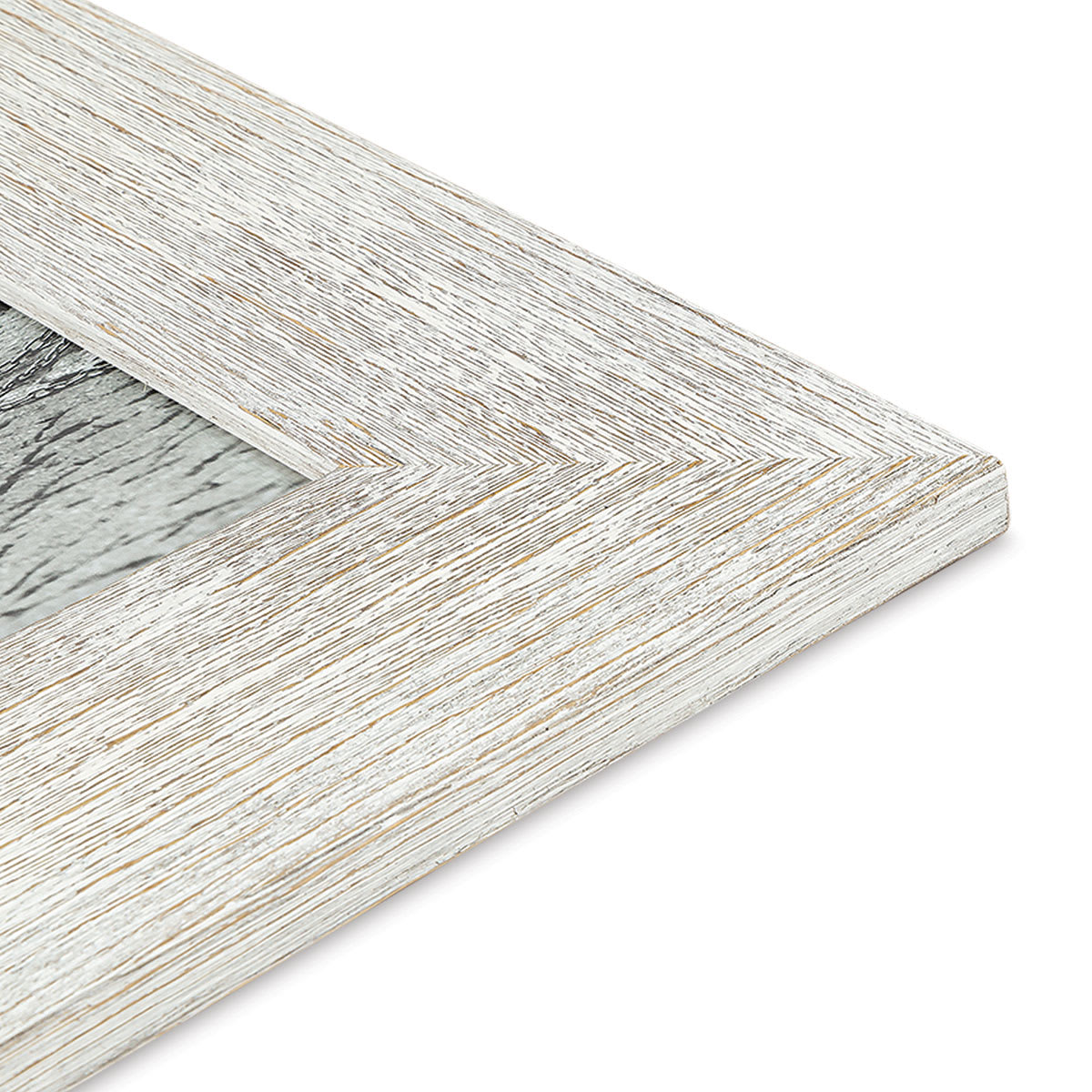 Blick Westwood Frames - Whiteswash, Wide, 11" x 14" close up of corner