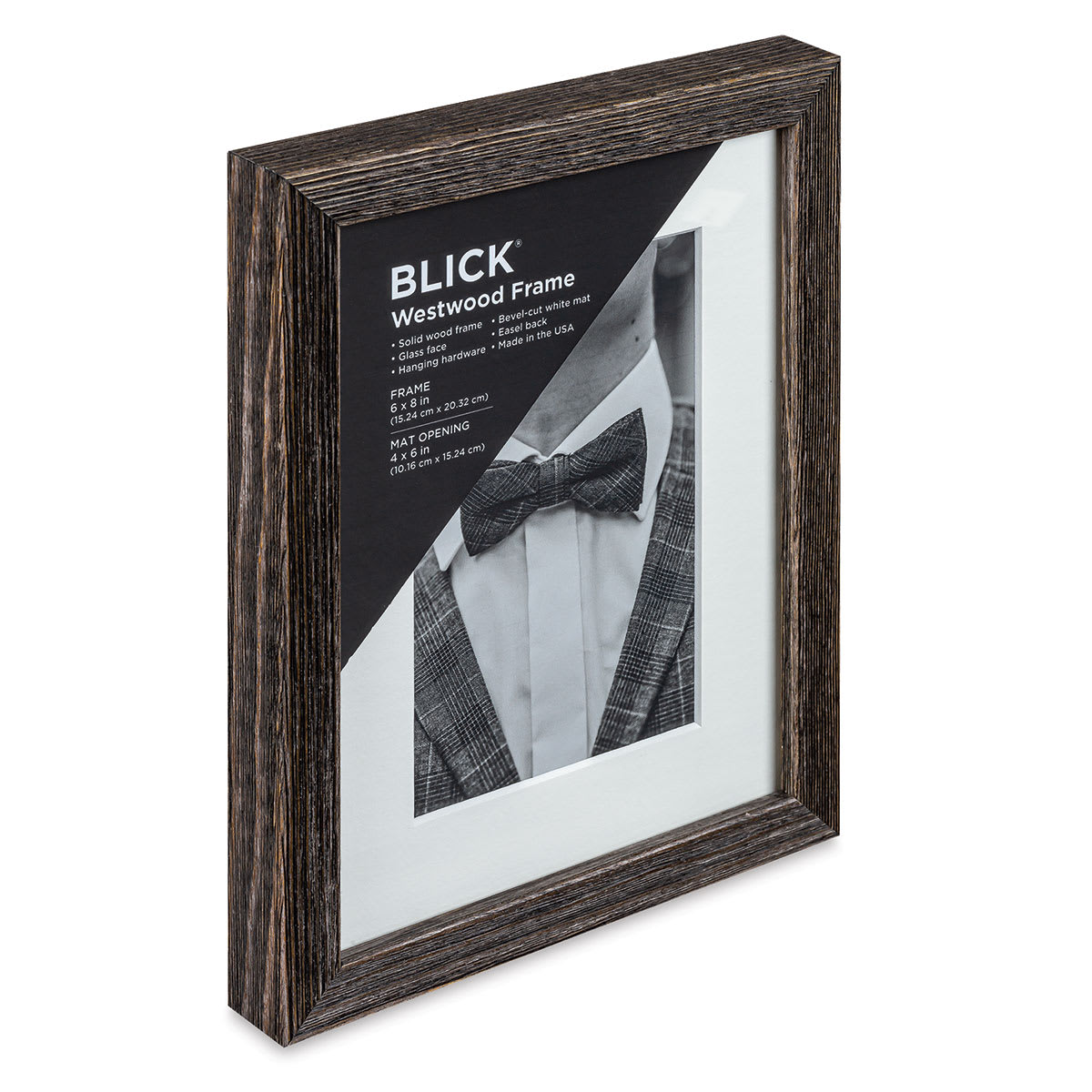 Blick Westwood Frames - Charcoal, Thin, 6" x 8" side view Blick Westwood Frames - Charcoal, Thin, 6" x 8" side view