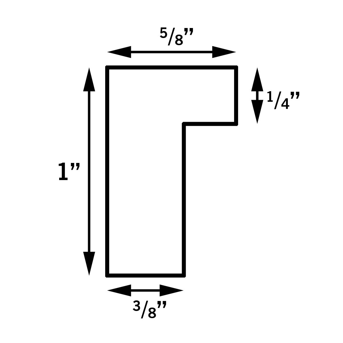 Blick Westwood Frames - Drawing showing Dimensions of Thin Frame Blick Westwood Frames - Drawing showing Dimensions of Thin Frame