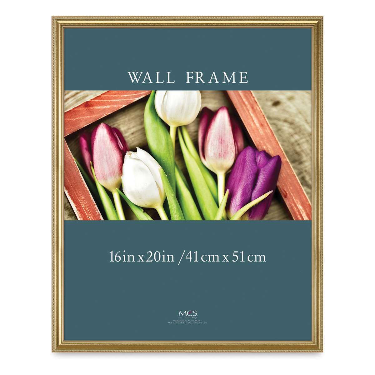 MCS Renaissance Frame - Provincial Gold, 16" x 20"