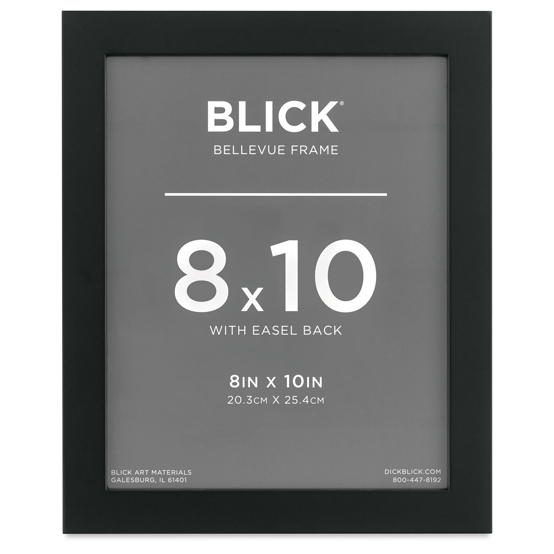 Blick Bellevue Frame - Black, 8" x 10", front of frame