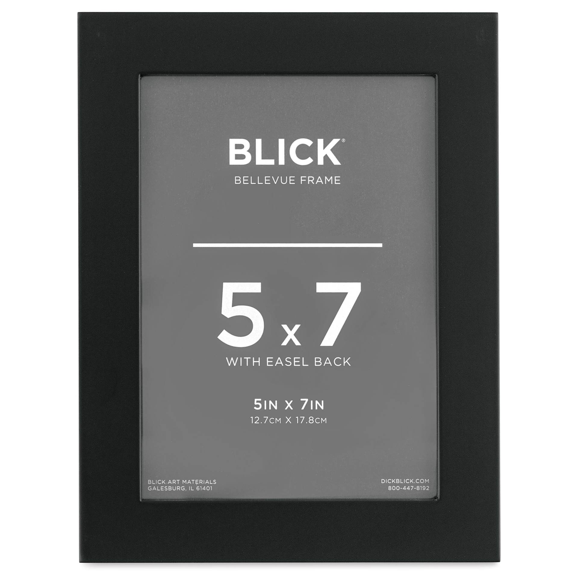 Blick Bellevue Frame - Black, 5" x 7", front