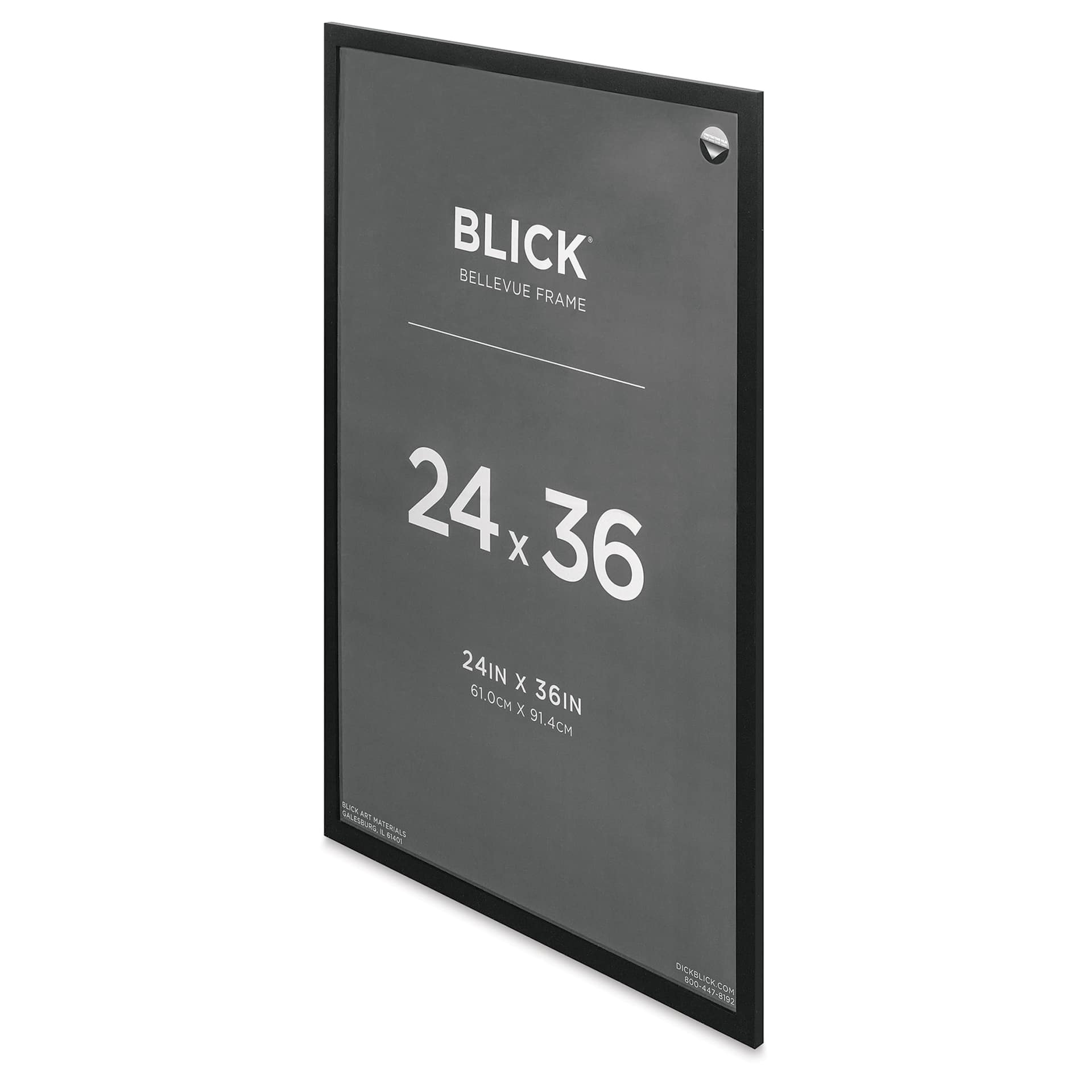 Blick Bellevue Frame - Black, 24" x 36", at an angle