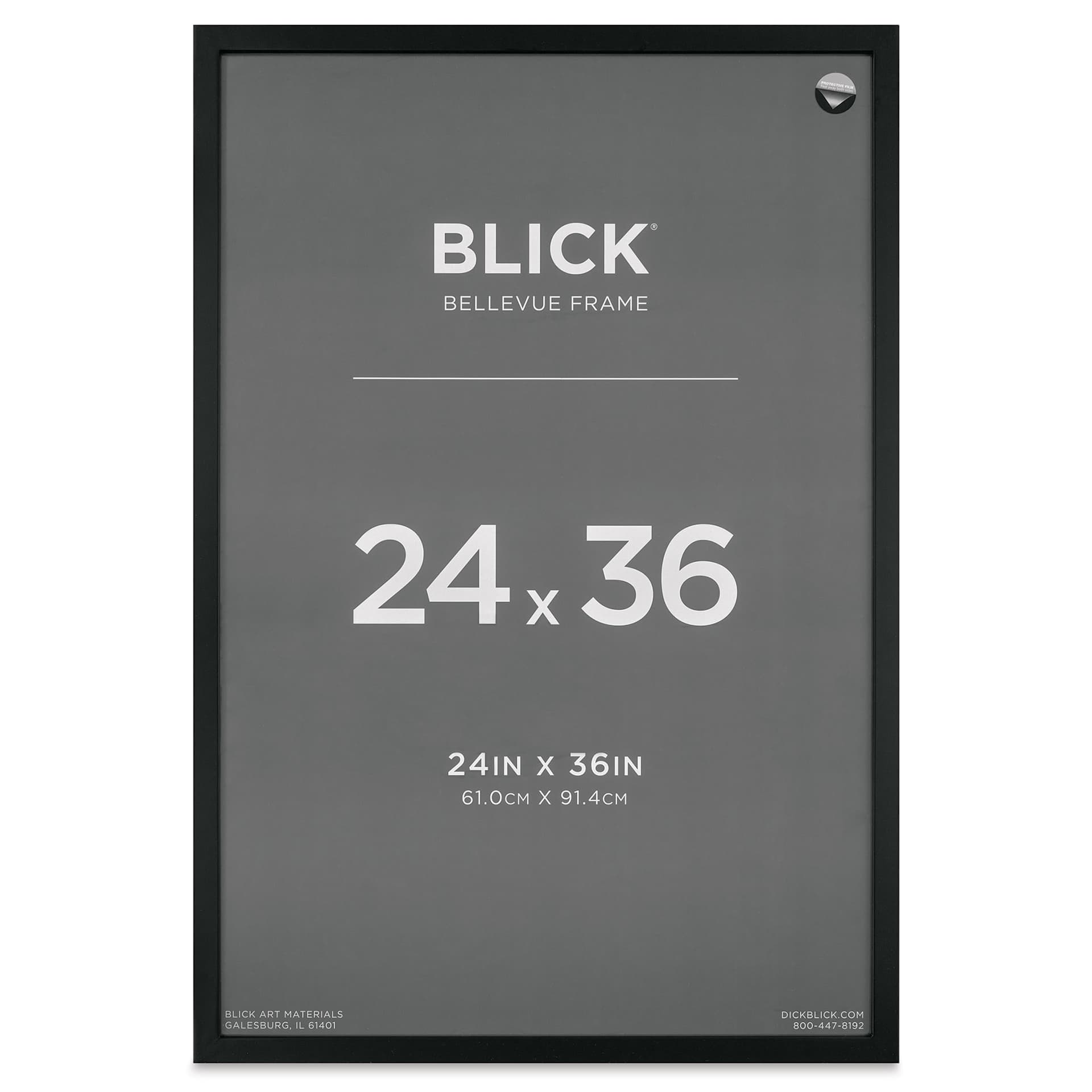 Blick Bellevue Frame - Black, 24" x 36", front of frame