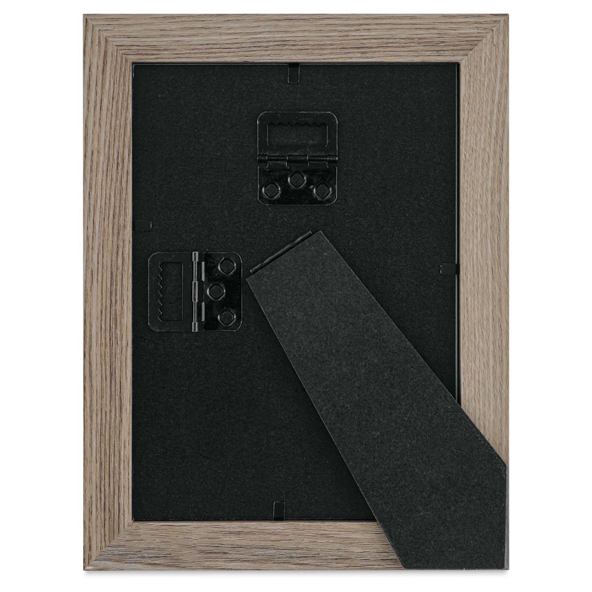 Blick Bellevue Frame - Grey Woodgrain, 5" x 7", front of frame