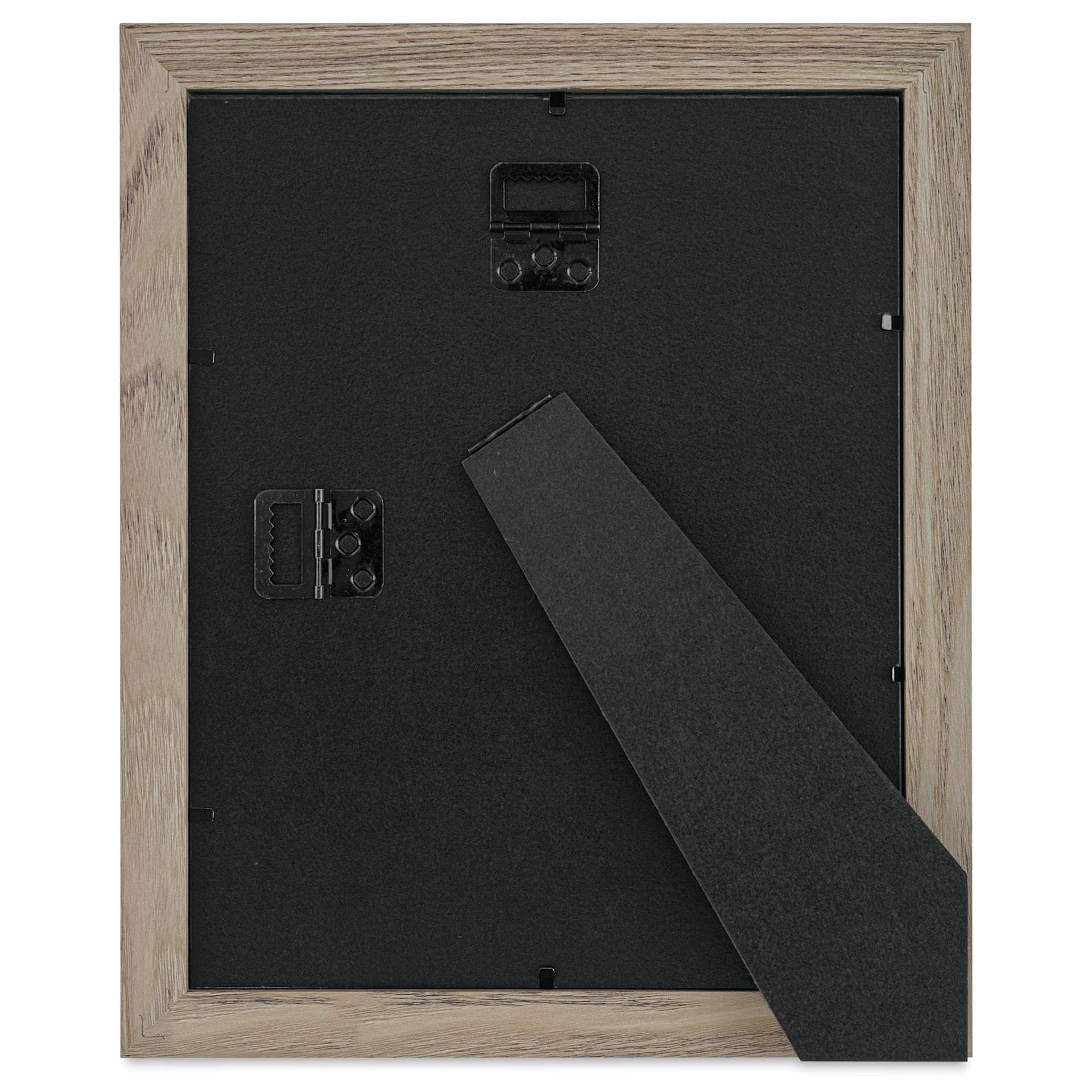 Blick Bellevue Frame - Grey Woodgrain, 8" x 10", back of frame Blick Bellevue Frame - Grey Woodgrain, 8" x 10", back of frame