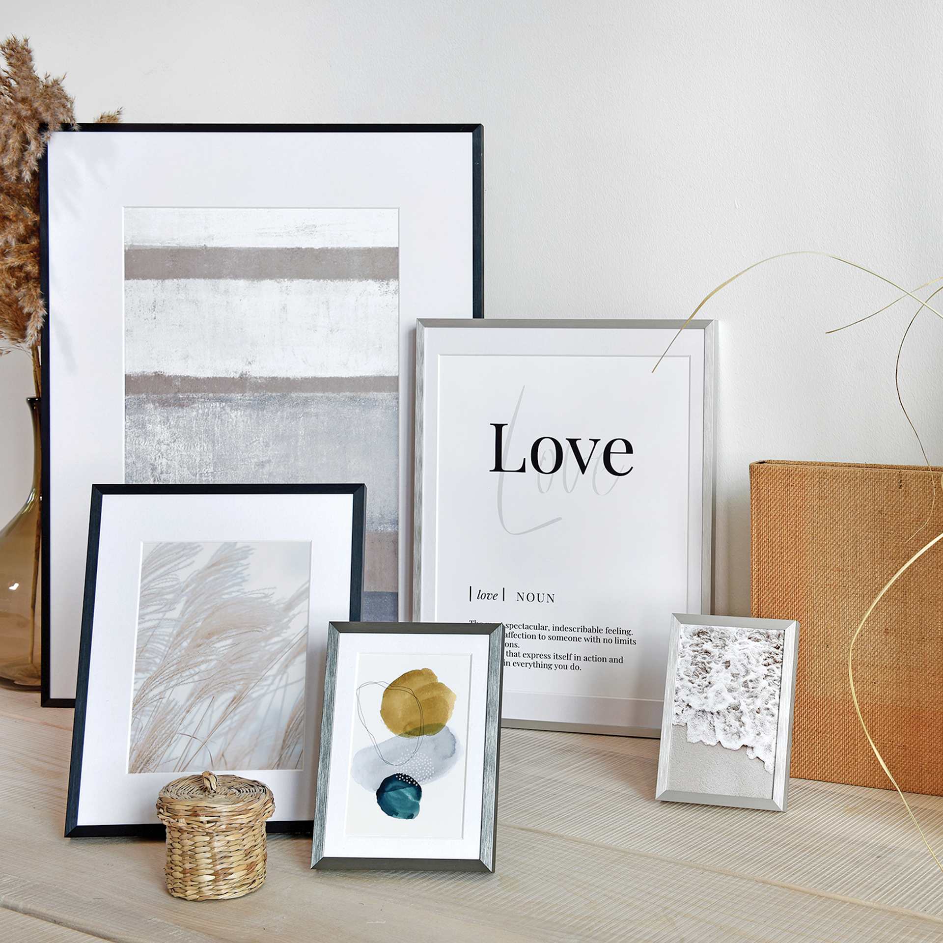 Deha Design Tribeca Frames in a table arrangement.