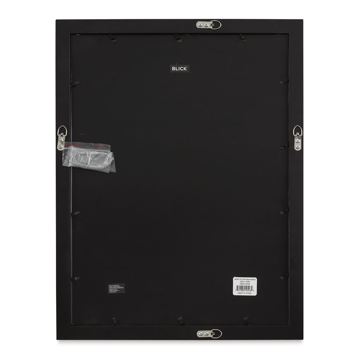 Blick Gallery Frame - Black, 18" x 24" (Frame back) Blick Gallery Frame - Black, 18" x 24" (Frame back)