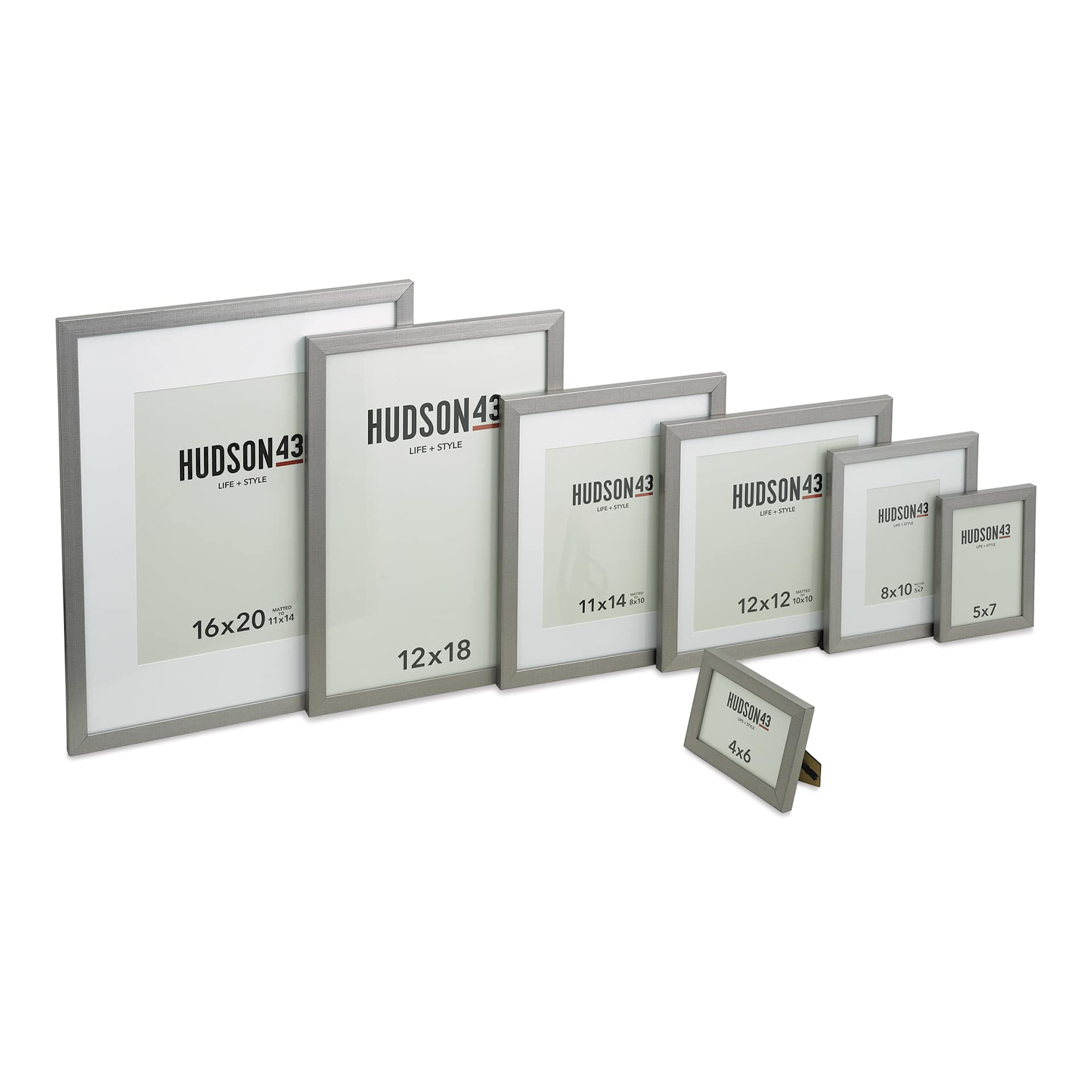 Hudson 43 Gallery Metallic Frames (Silver finish in all sizes) Hudson 43 Gallery Metallic Frames (Silver finish in all sizes)