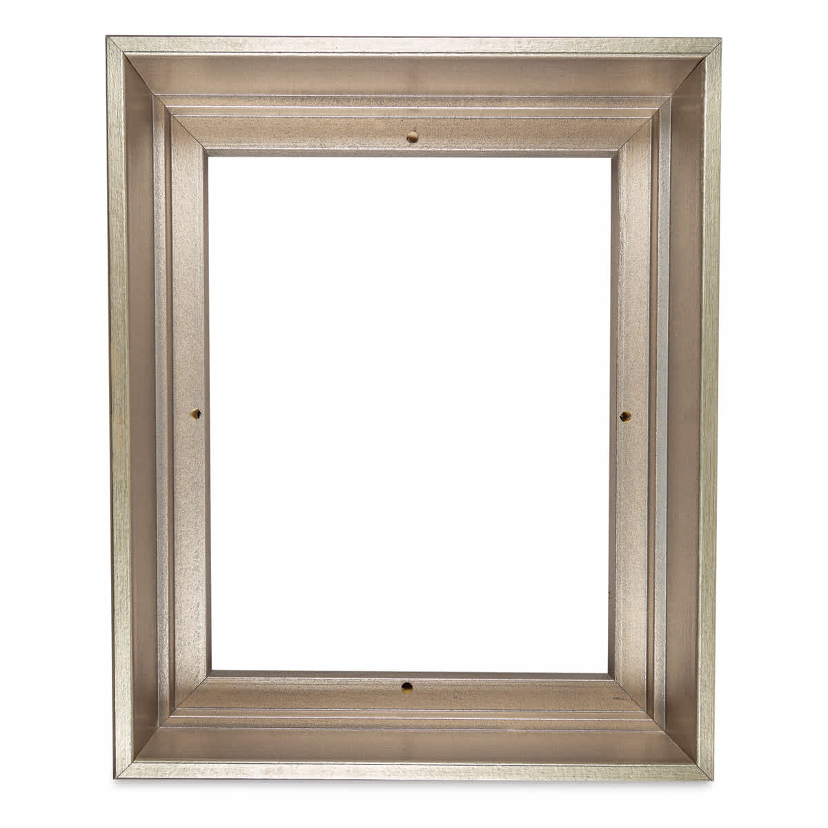 Blick Contour Floater Frame - 8" x 10" x 1-1/2", Silver