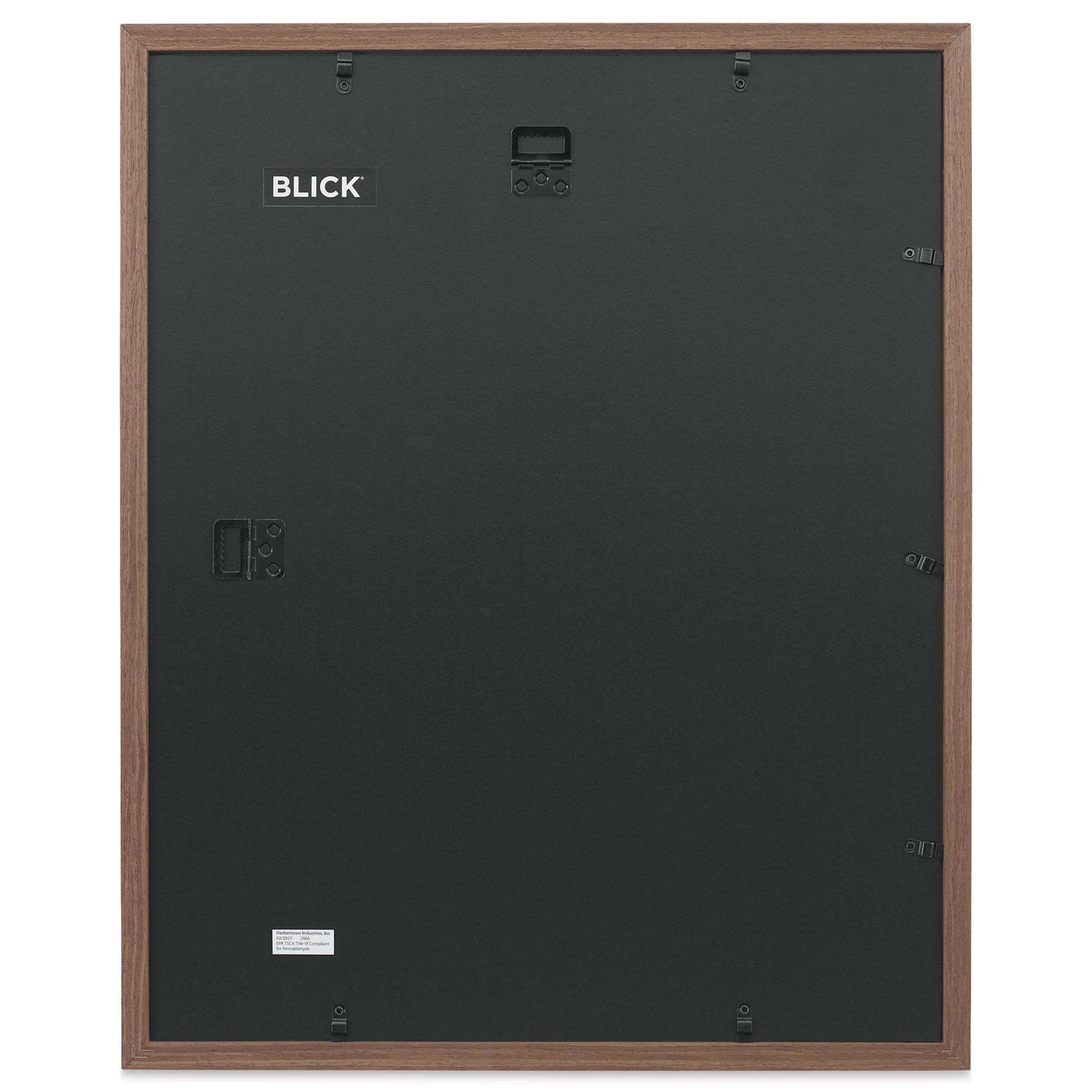 Blick Theo Frame with Mat - Walnut, 16" x 20" back