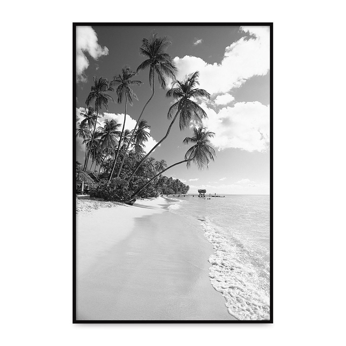 MCS Large Format Matte Poster Frame - 24" x 36" x 5/32" with example photo (not included)